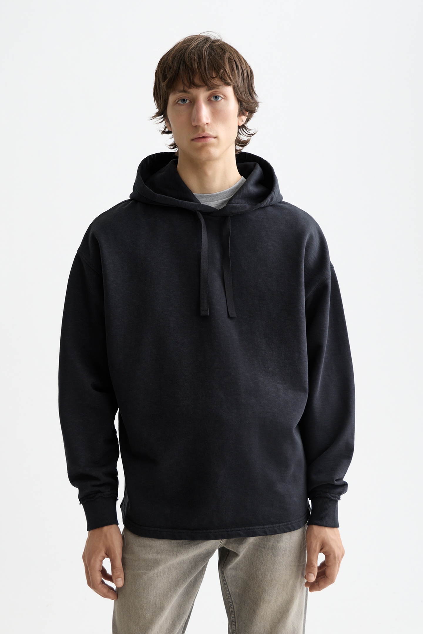 Scotch & Soda 3 Crosses Hoodie Black Taille: S | Sweatshirts à capuche Outlet | Homme | Le Noir