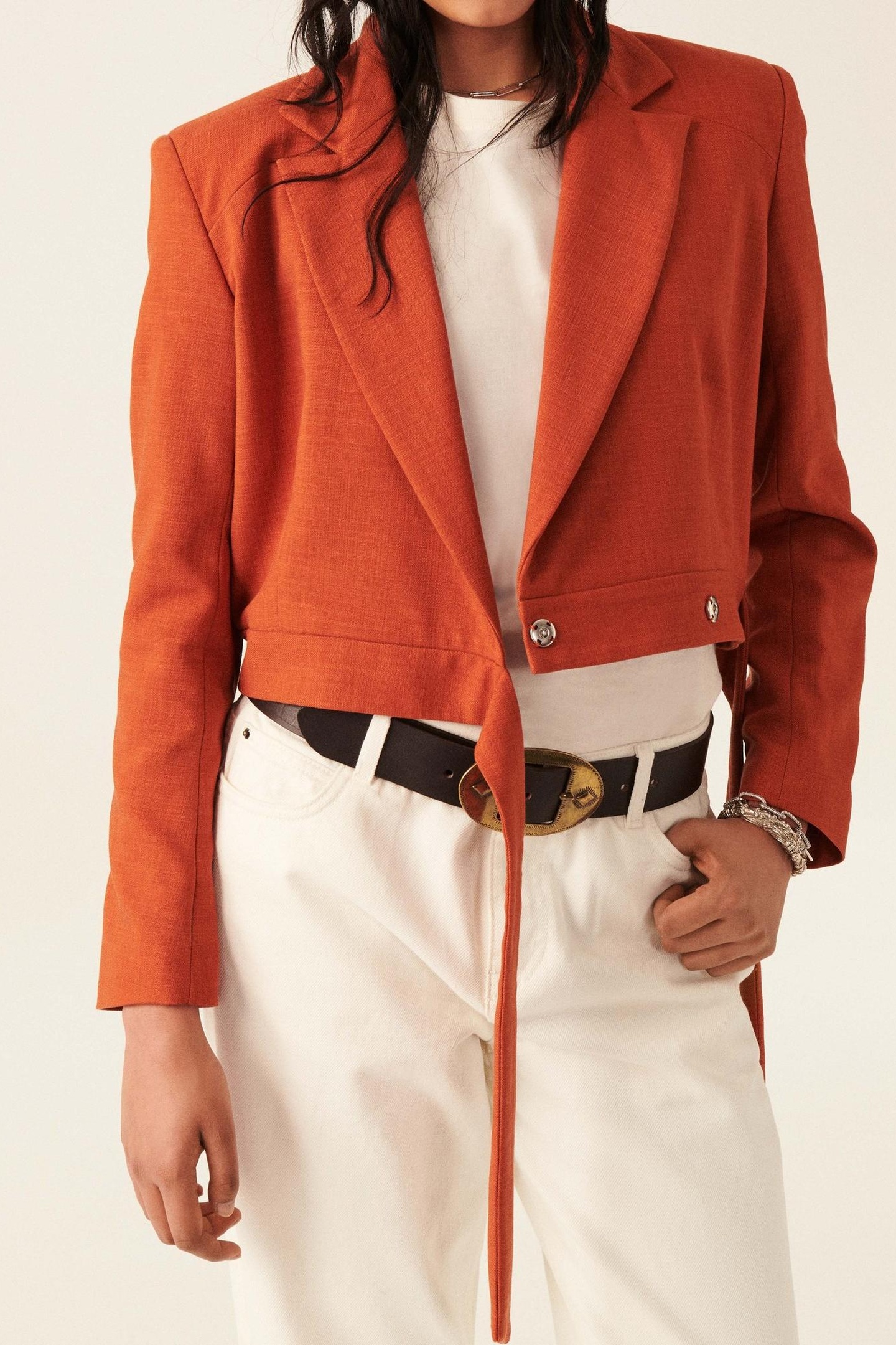 BA&SH Veste Esta Paprika Maat: L | Blazers Outlet | Dames | Oranje