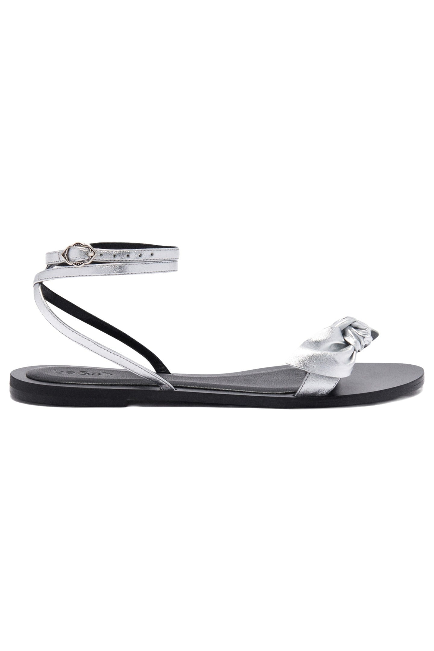 BA&SH Sandales Plates Carmine Silver Maat: 37 | Sandalen Outlet | Dames | Zwart