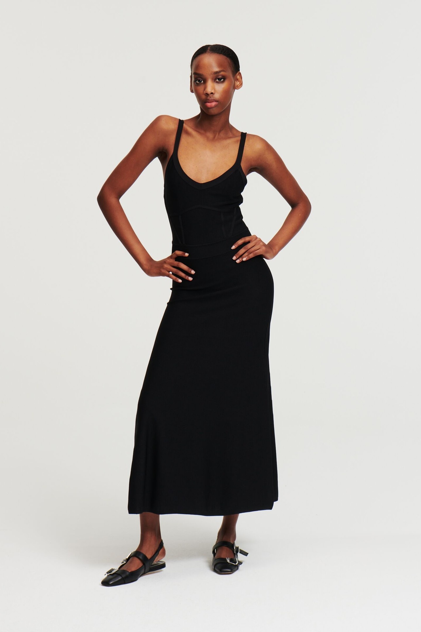 Karl Lagerfeld Sleeveless Knit Dress Black Maat: S | Maxi Jurken Outlet | Dames | Zwart