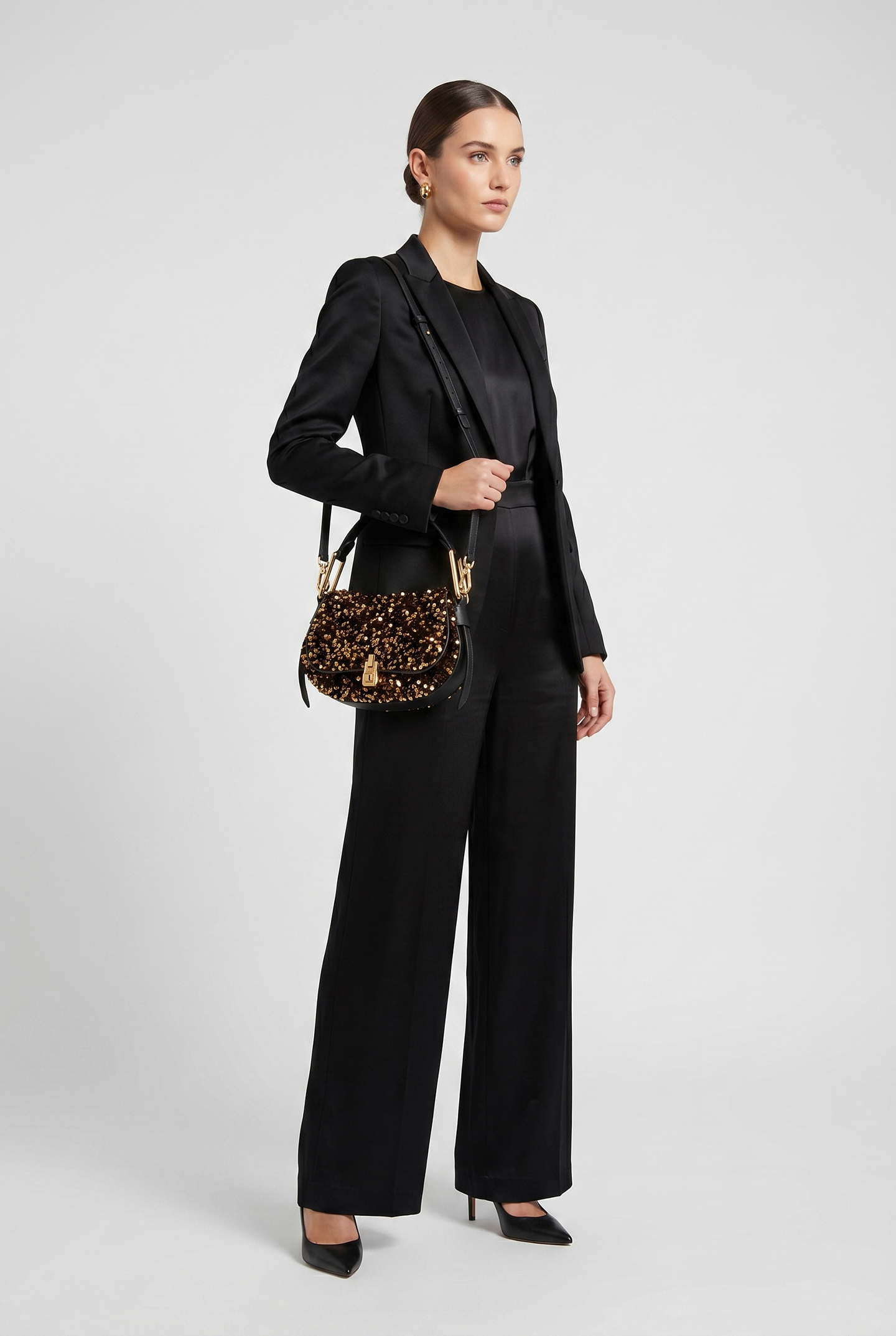 Coccinelle magie Paillett. Golden/noir Maat: OS | Handtassen Outlet | Dames | Zwart