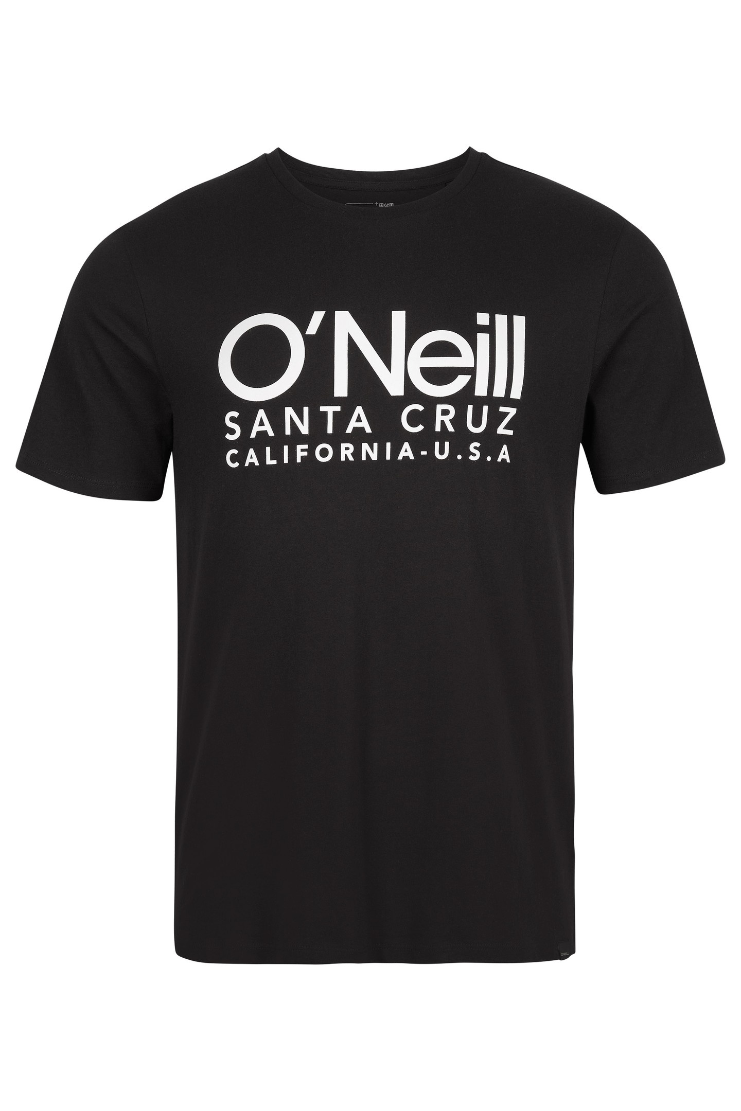 O'Neill  Cali Logo T-shirt Black Out Maat: M | T-shirts met Print Outlet | Heren | Zwart