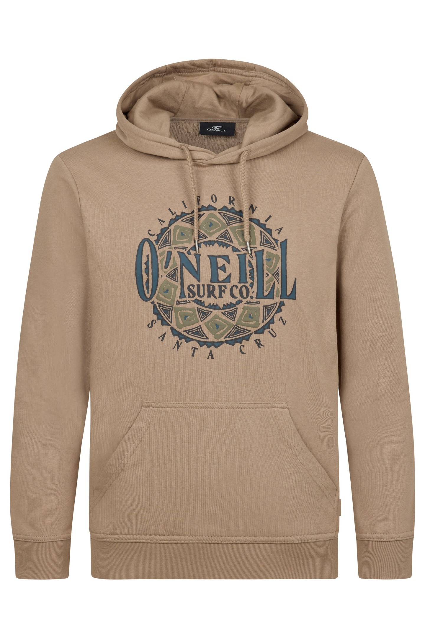 O'Neill  Ikat Graphic Hoodie Concrete Maat: S | Hoodies Outlet | Heren | Beige