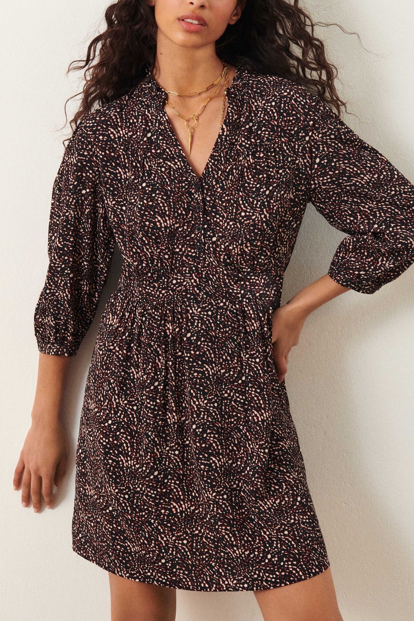 BA&SH Robe Ipaz Noir Maat: S | Mini Jurken Outlet | Dames | Zwart