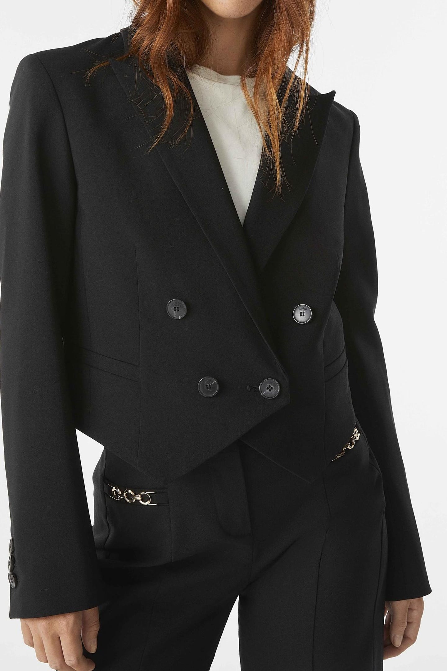 BA&SH Veste Jack Noir Maat: L | Blazers Outlet | Dames | Zwart