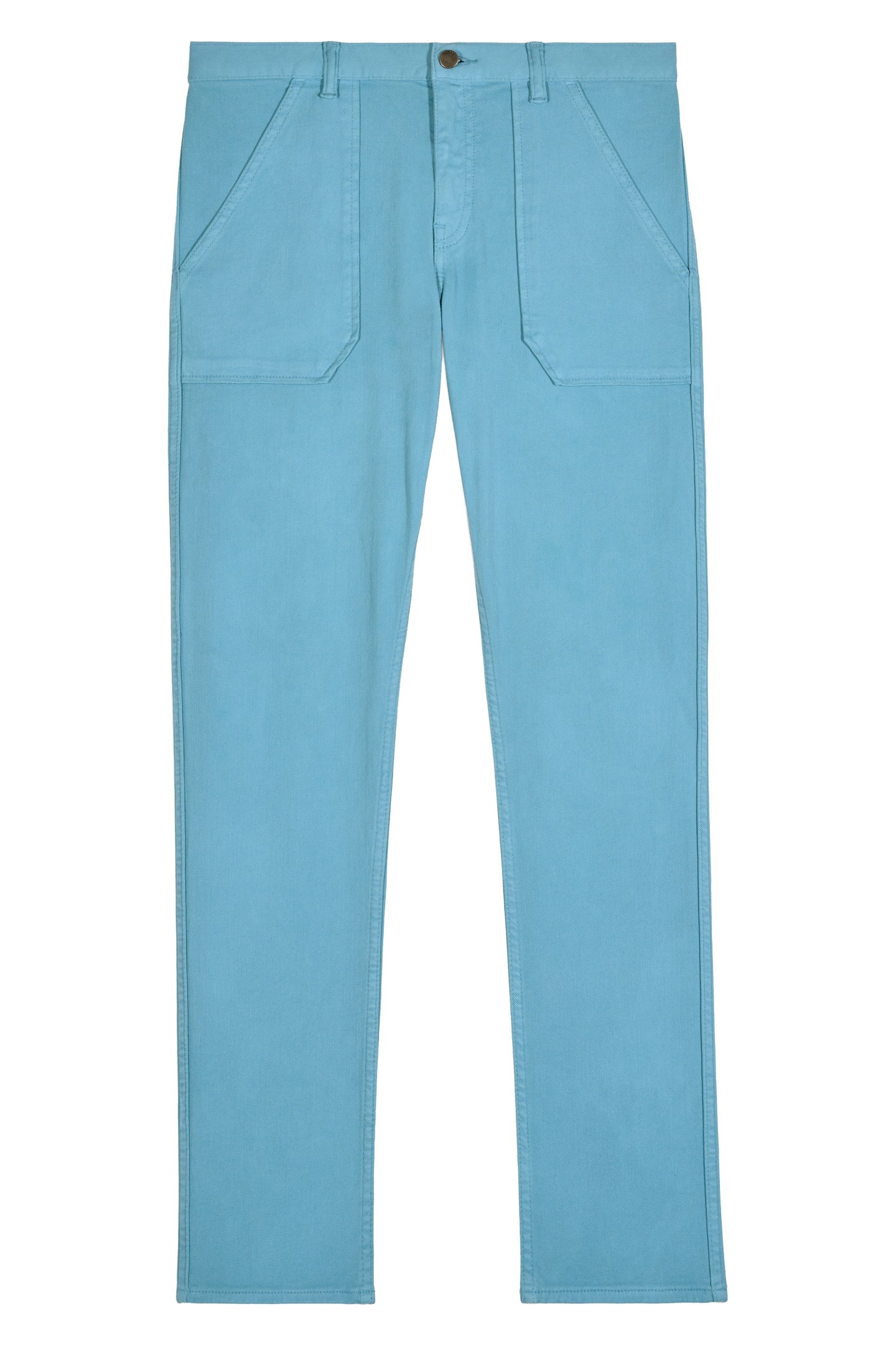 BA&SH Pantalon Csally Bleu Maat: XS | Straight Broeken Outlet | Dames | Blauw