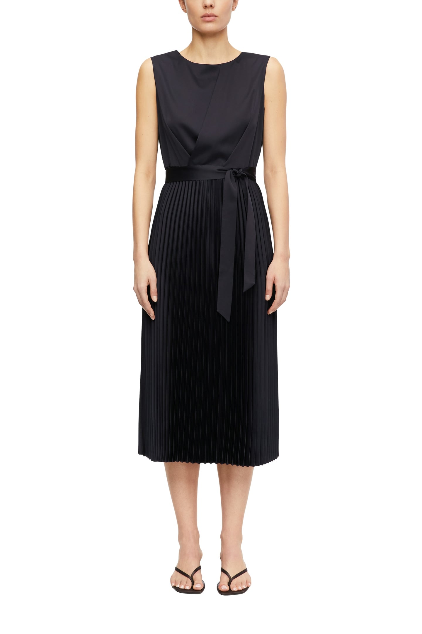 Comma  Dresses Marine Maat: 44 | Midi Jurken Outlet | Dames | Zwart