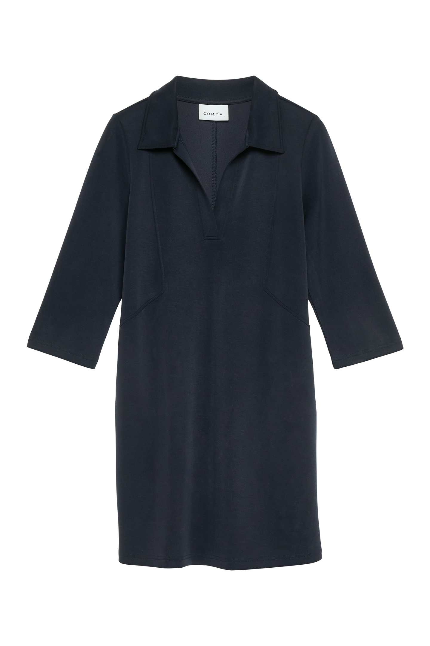 Comma  Dresses Marine Maat: 38 | Blousejurken Outlet | Dames | Blauw