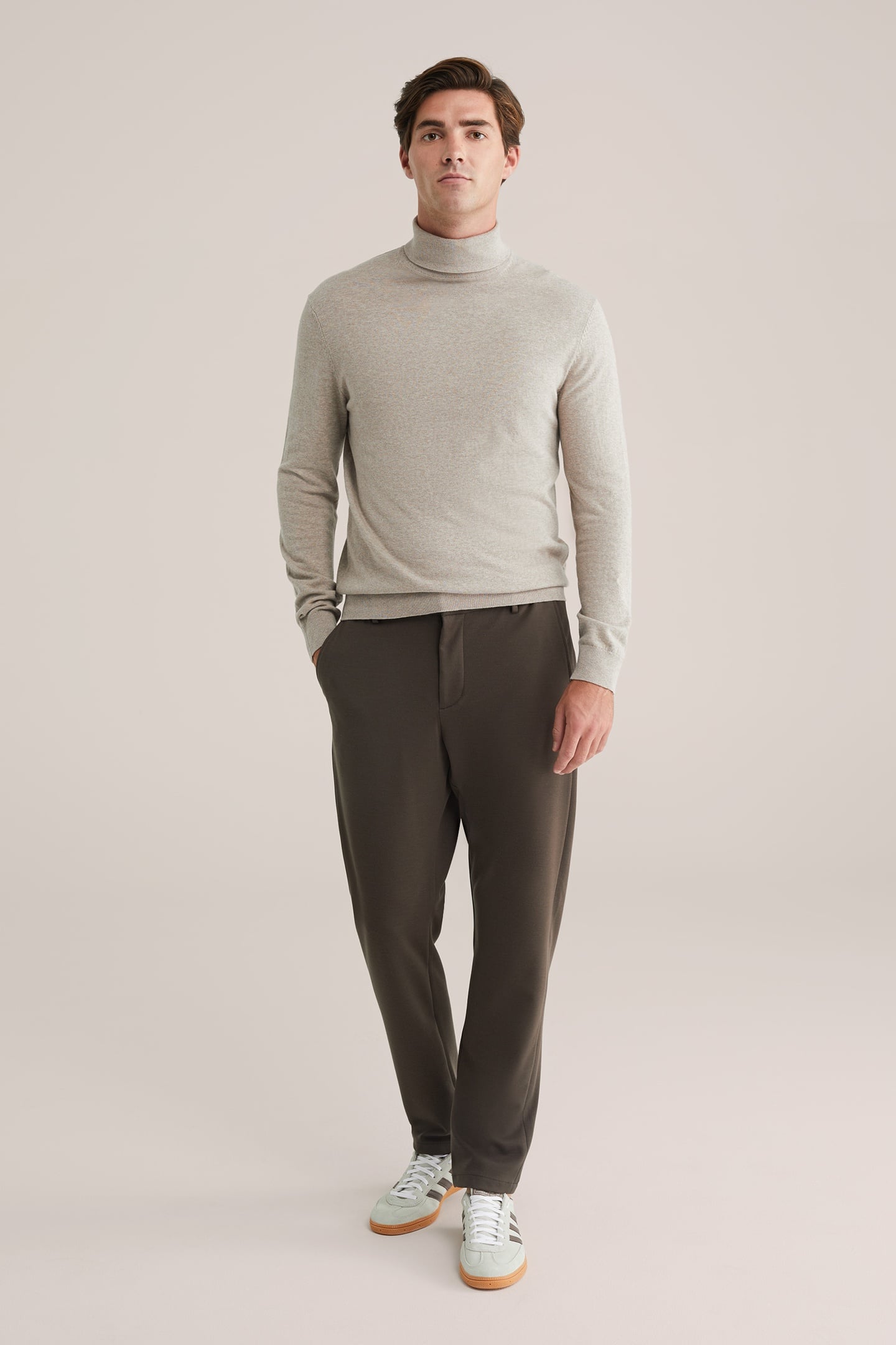 We Fashion Pullover Taupe Maat: 3XL | Coltruien Outlet | Heren | Grijs