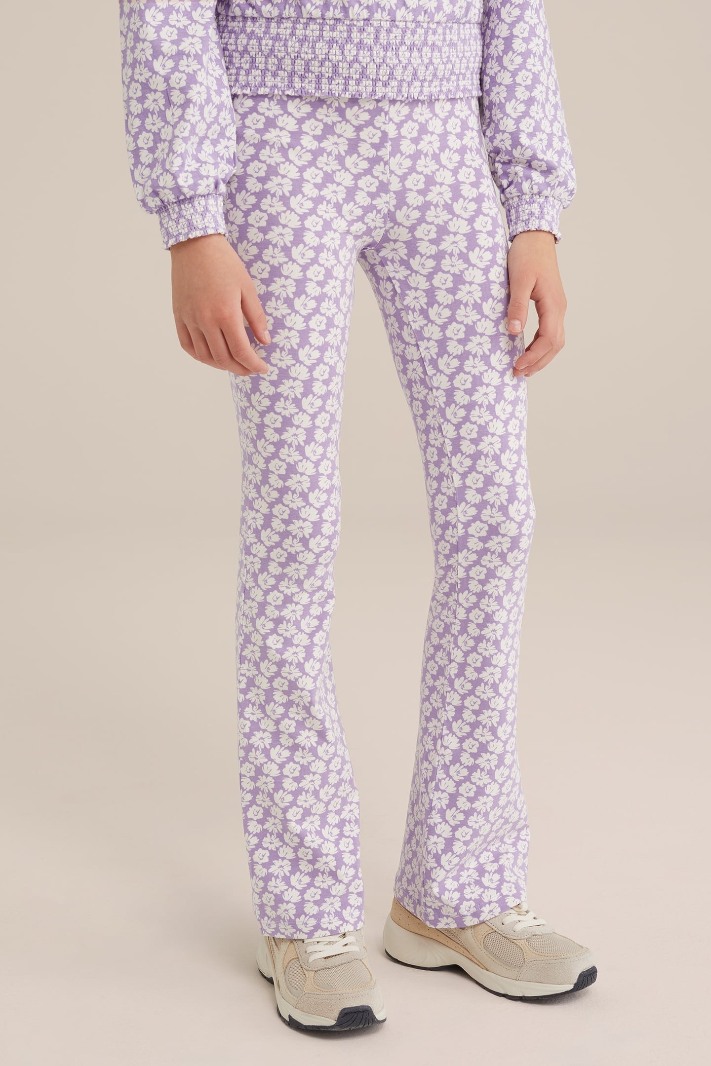 We Fashion Trouser Lilac Maat: 164 | Broeken Outlet | Unisex | Wit