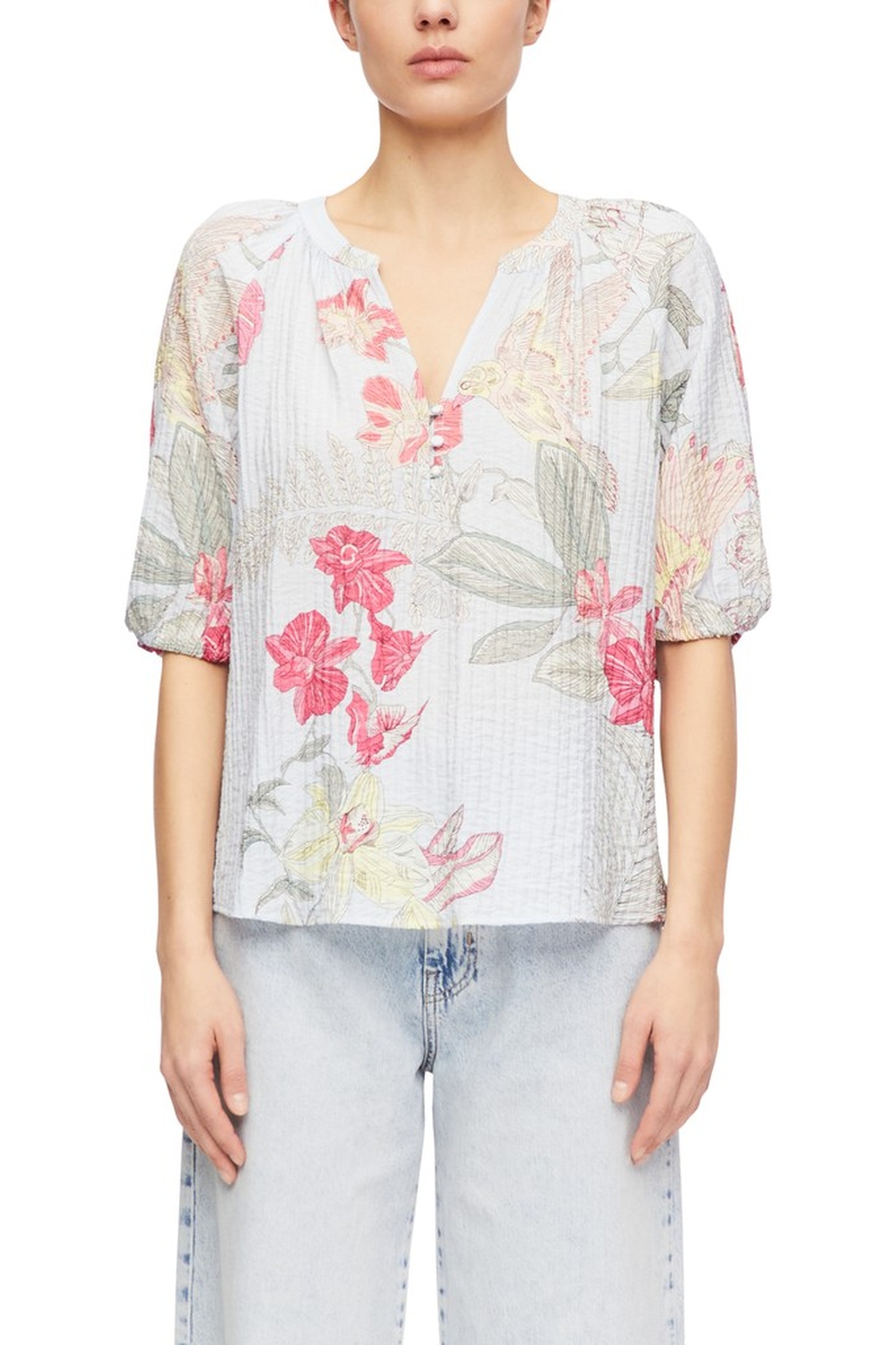 Comma  Blouses Blue Taglia: 40 | Magliette intime Outlet | Donna | Blu
