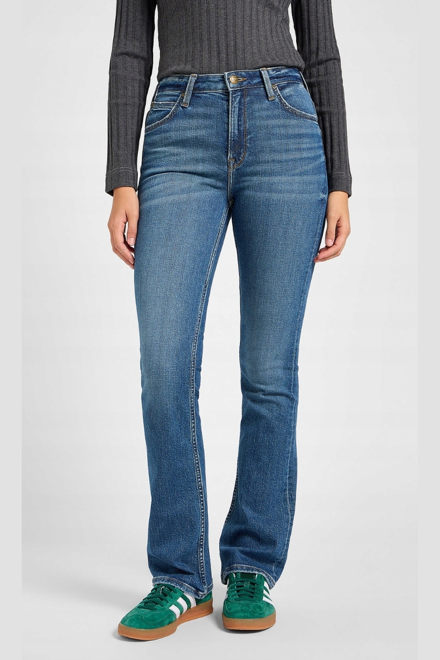 Lee Breese Boot Valiant Blue Jeans Maat: W28L33 | Flared Jeans Outlet | Dames | Blauw
