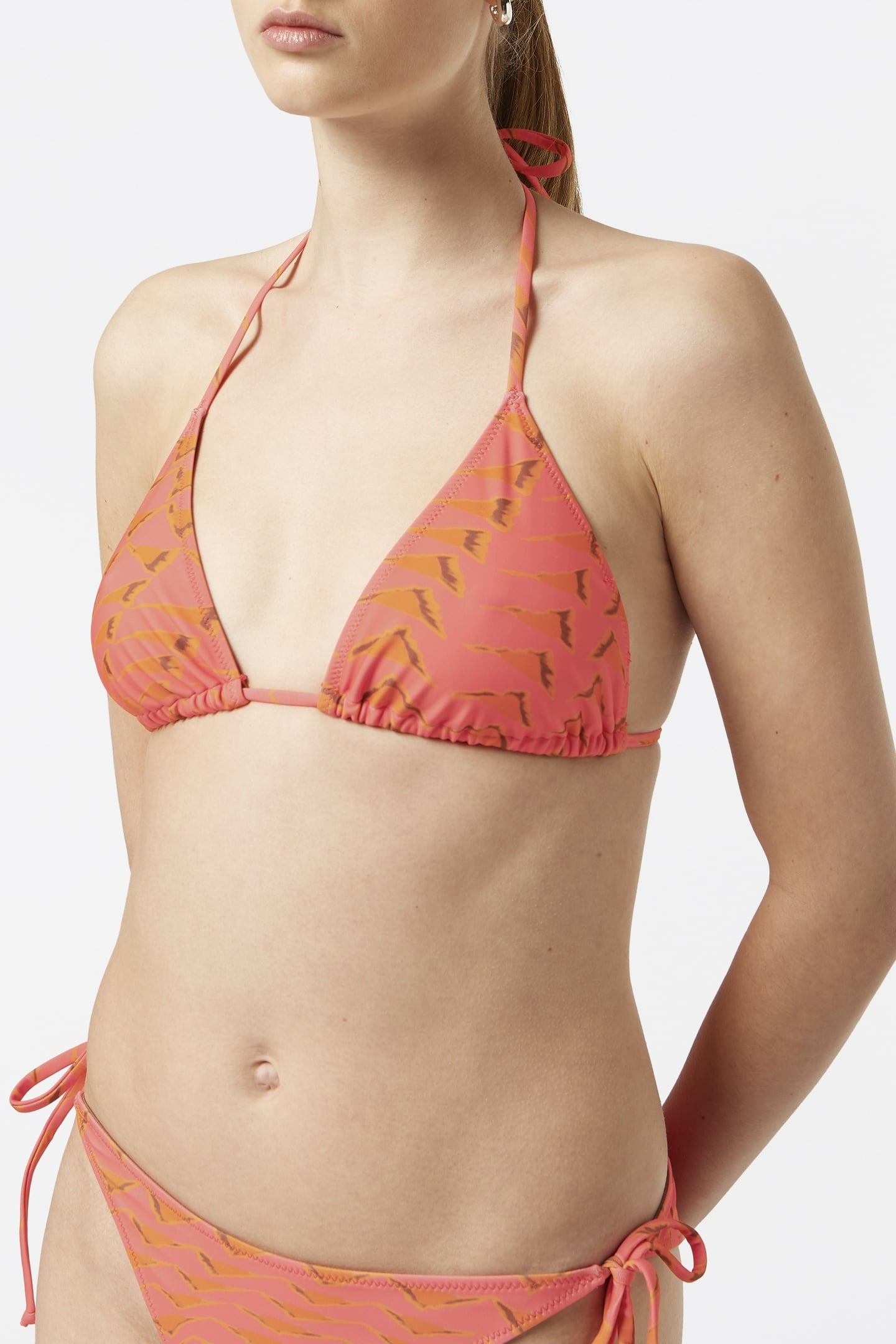 Scotch & Soda Reversible Printed Bikini Top House Of Mirrors Pink Maat: L | Bikini's Outlet | Dames | Roze