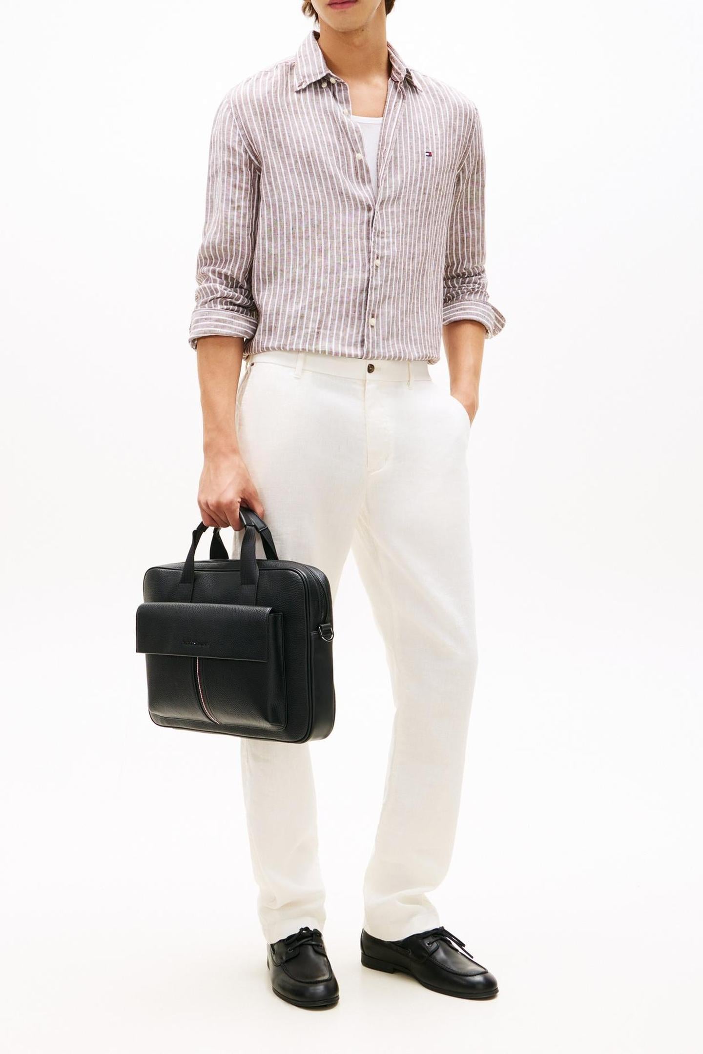 Tommy Hilfiger Central Computer Bag Black Maat: OS | Laptoptassen Outlet | Heren | Zwart