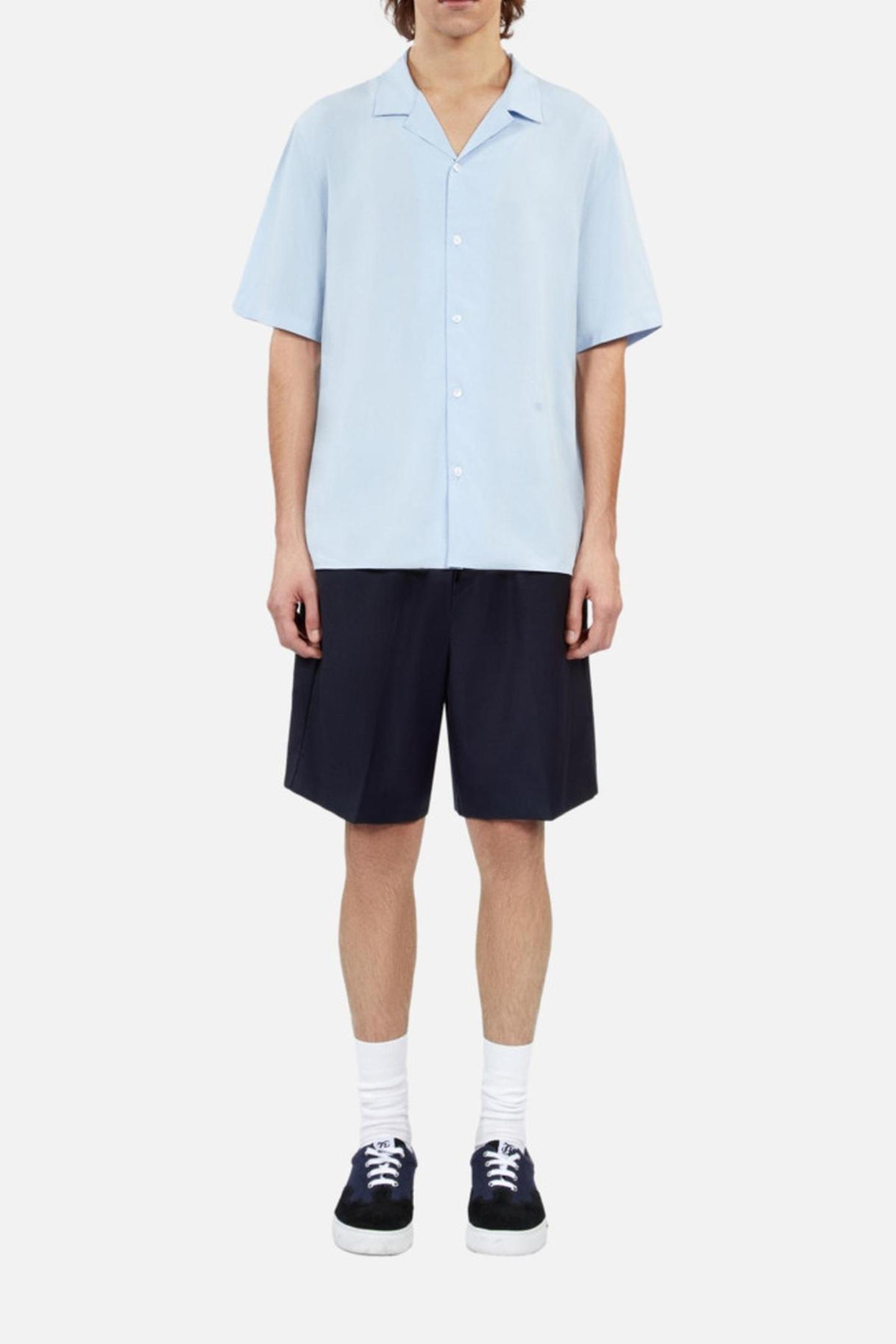 The Kooples Short-sleeved Shirt Lavender Maat: S | Casual Overhemden Outlet | Heren