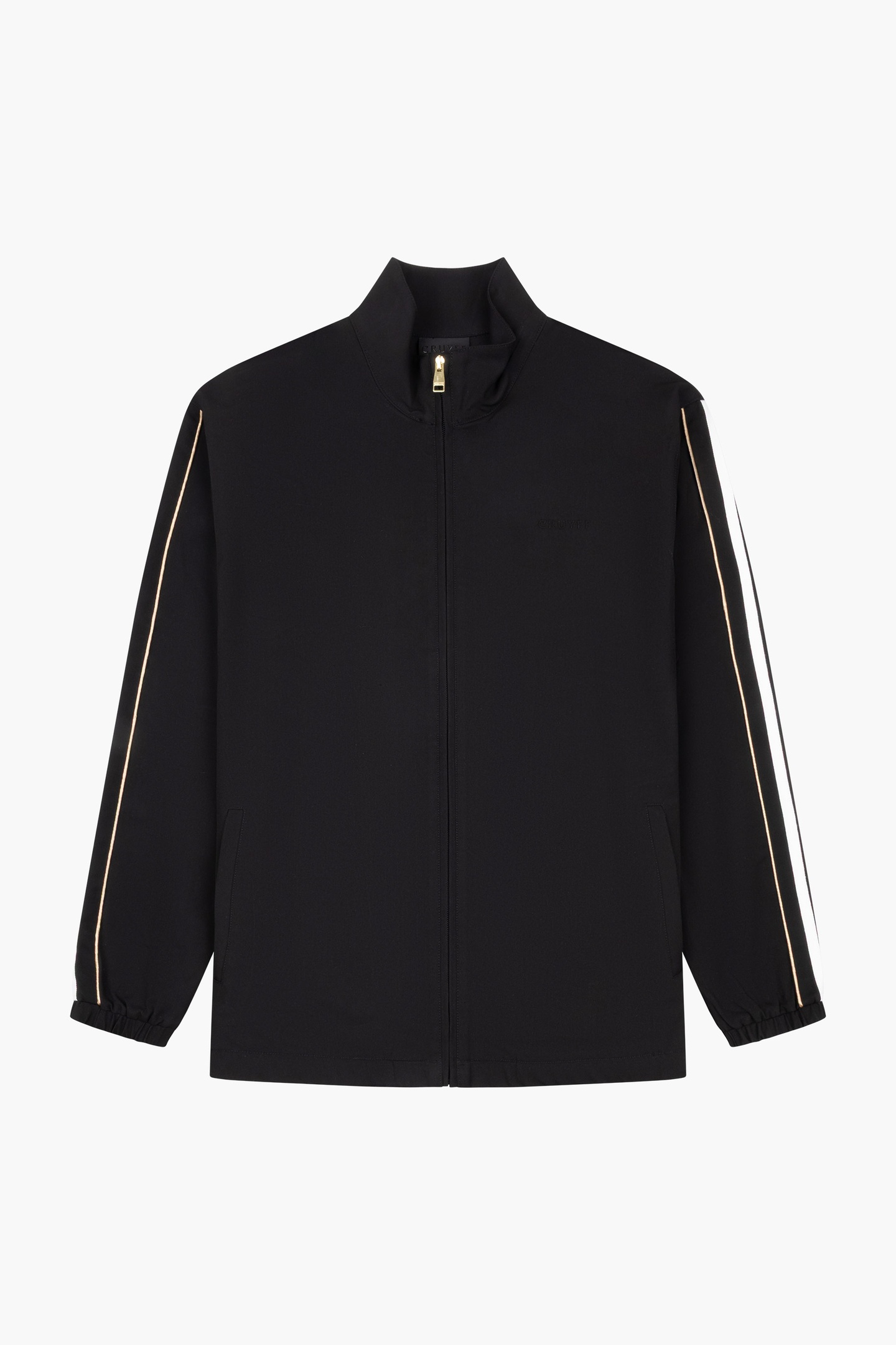 CRUYFF Visionary Tracktop Black/gold Maat: XXL | Lichte Jassen Outlet | Heren | Zwart