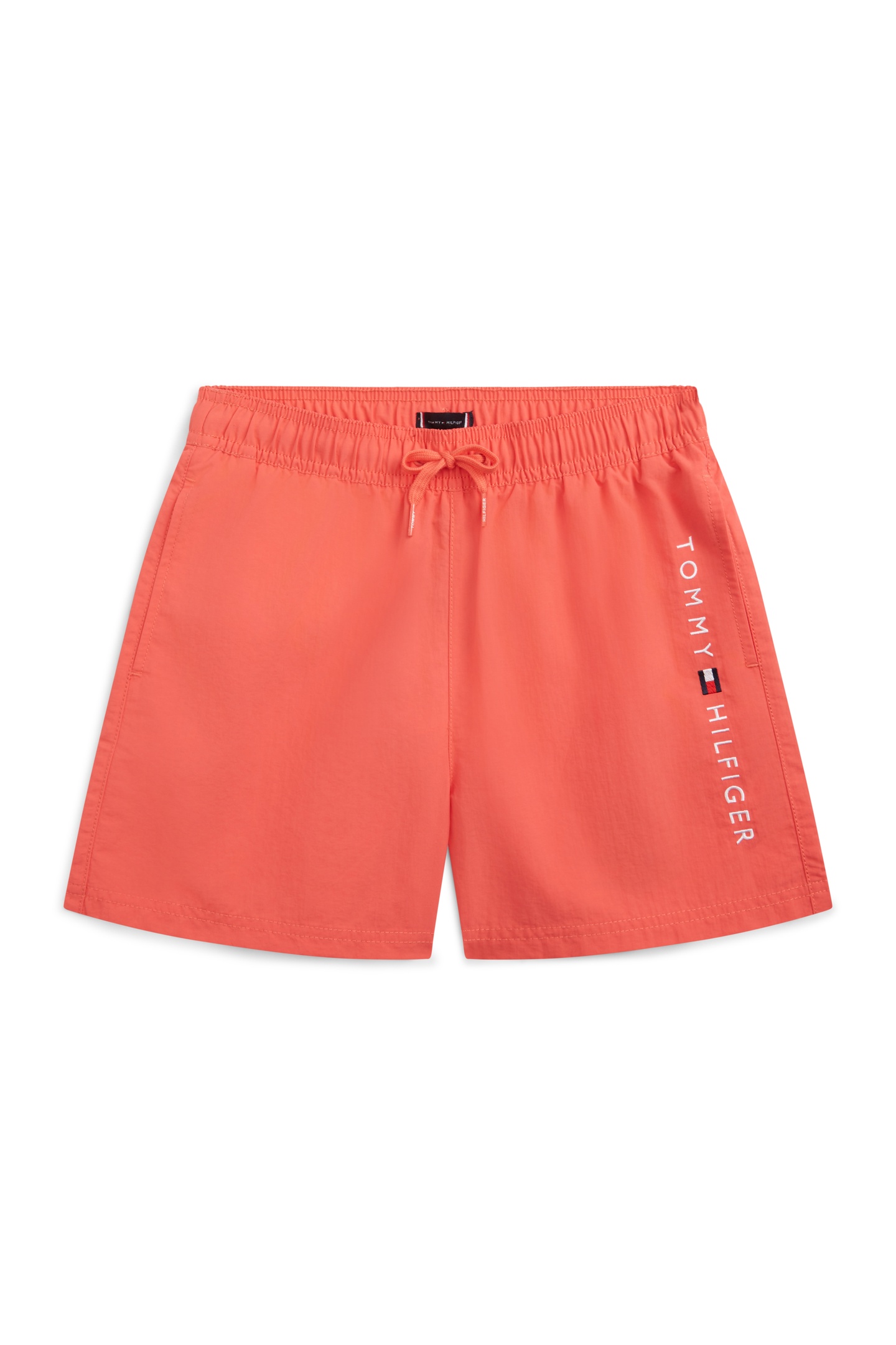 Tommy Hilfiger Boys Medium Drawstring Swim Trunk Coral Crush Taille: 14-16 | Vêtements de Bain Outlet | kids | Orange