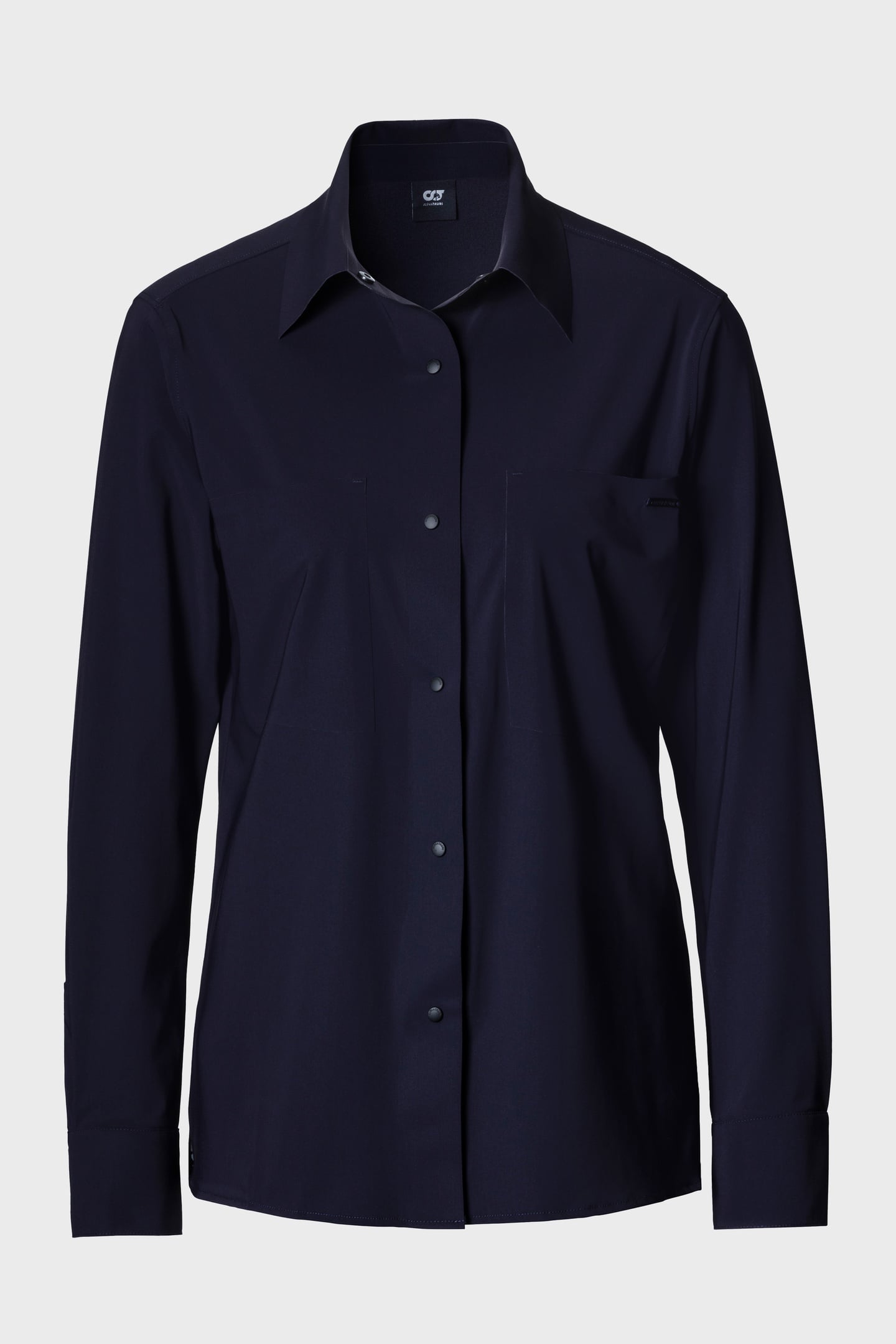 AlphaTauri Jeuwo V2.y8.02 Polo Shirt Long Dark Navy Maat: M | Longsleeves Outlet | Dames | Blauw