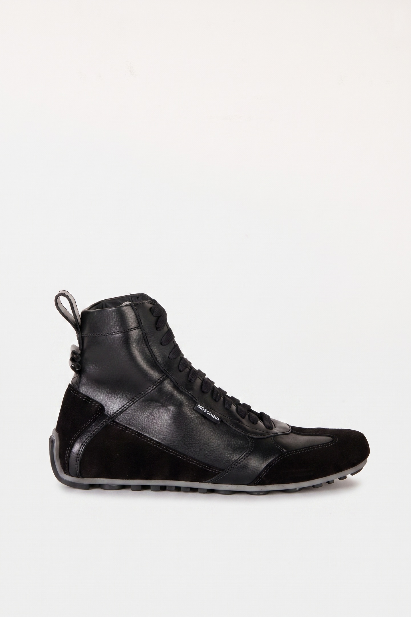 Moschino Calfskin Sneakers Black Maat: 42 | Sneakers Outlet | Heren | Zwart