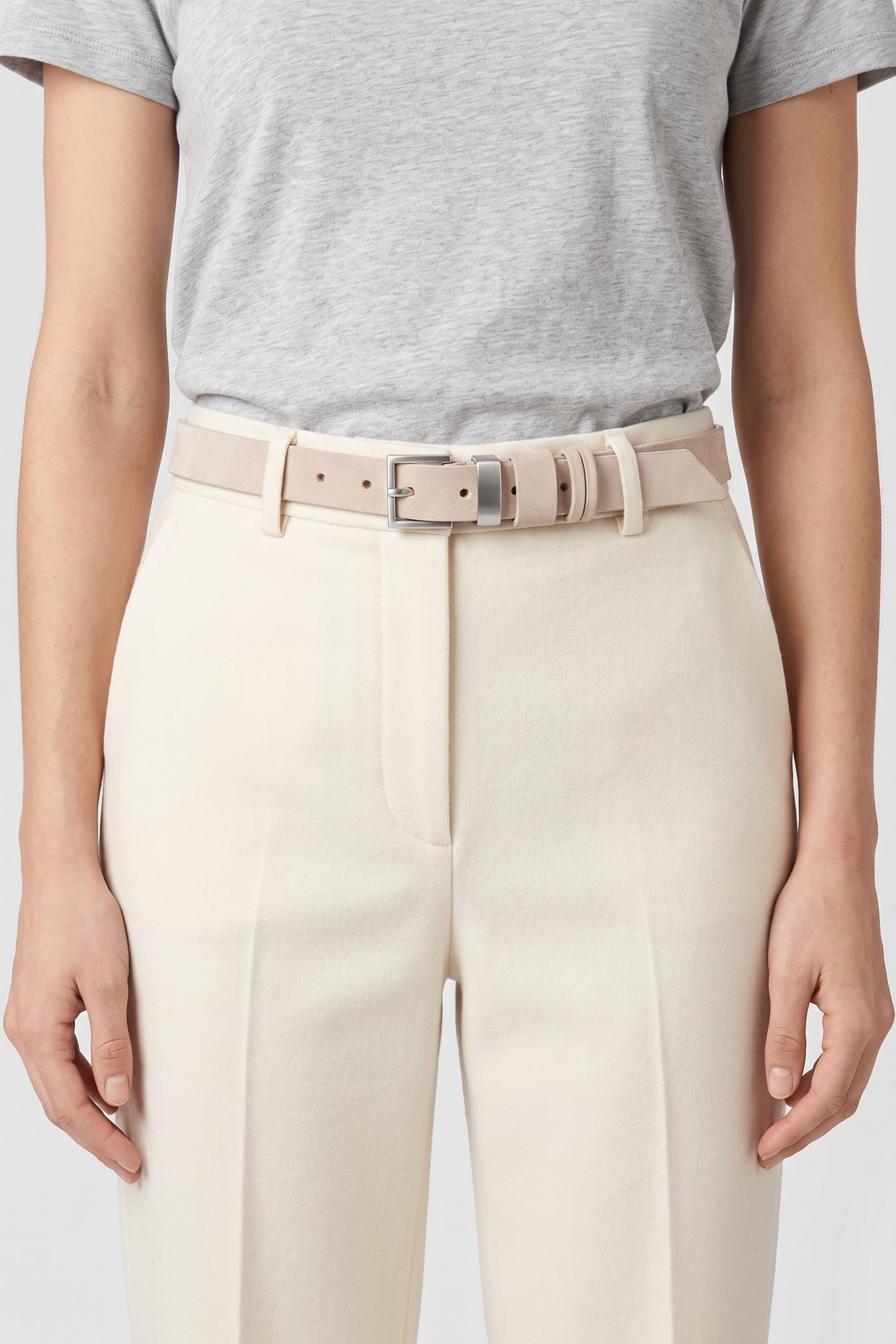 Liebeskind Berlin Waist Belt Small Light Taupe Maat: 105 | Riemen Outlet | Dames | Beige