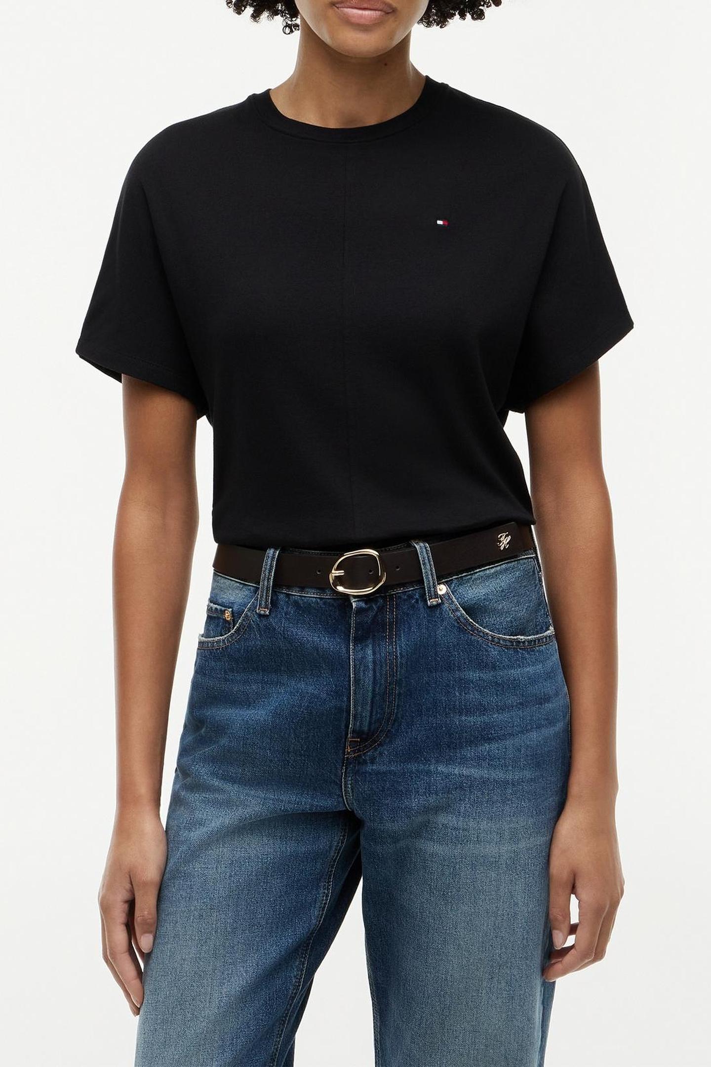 Tommy Hilfiger Cody Regular Batwing C-neck Black Taglia: M | Maglie Sportivi Outlet | Donna | Nero