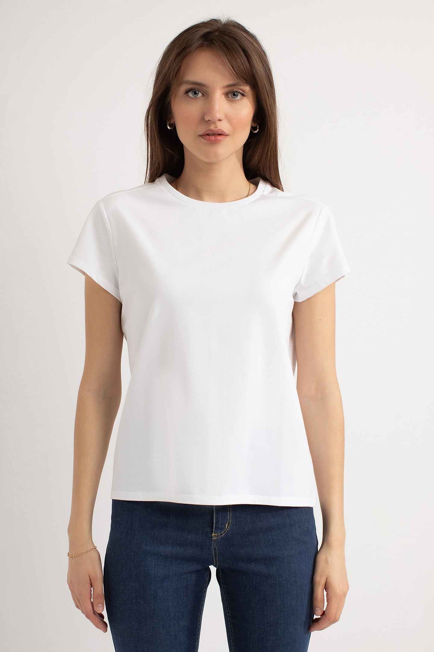 Josephine & Co Harper Ss T-shirt White Maat: S | Tops Outlet | Dames | Wit