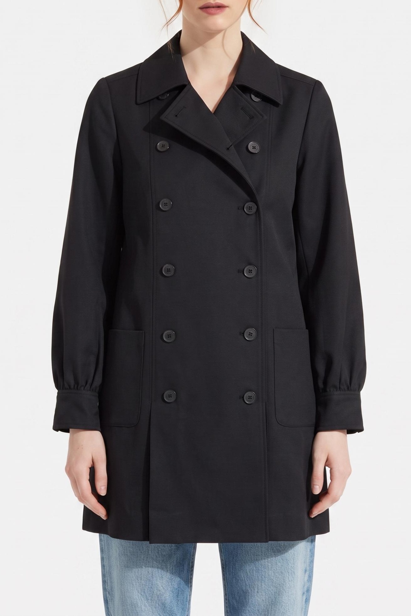 The Kooples Short Dress With Long Sleeves Black Maat: 40 | Blousejurken Outlet | Dames | Zwart