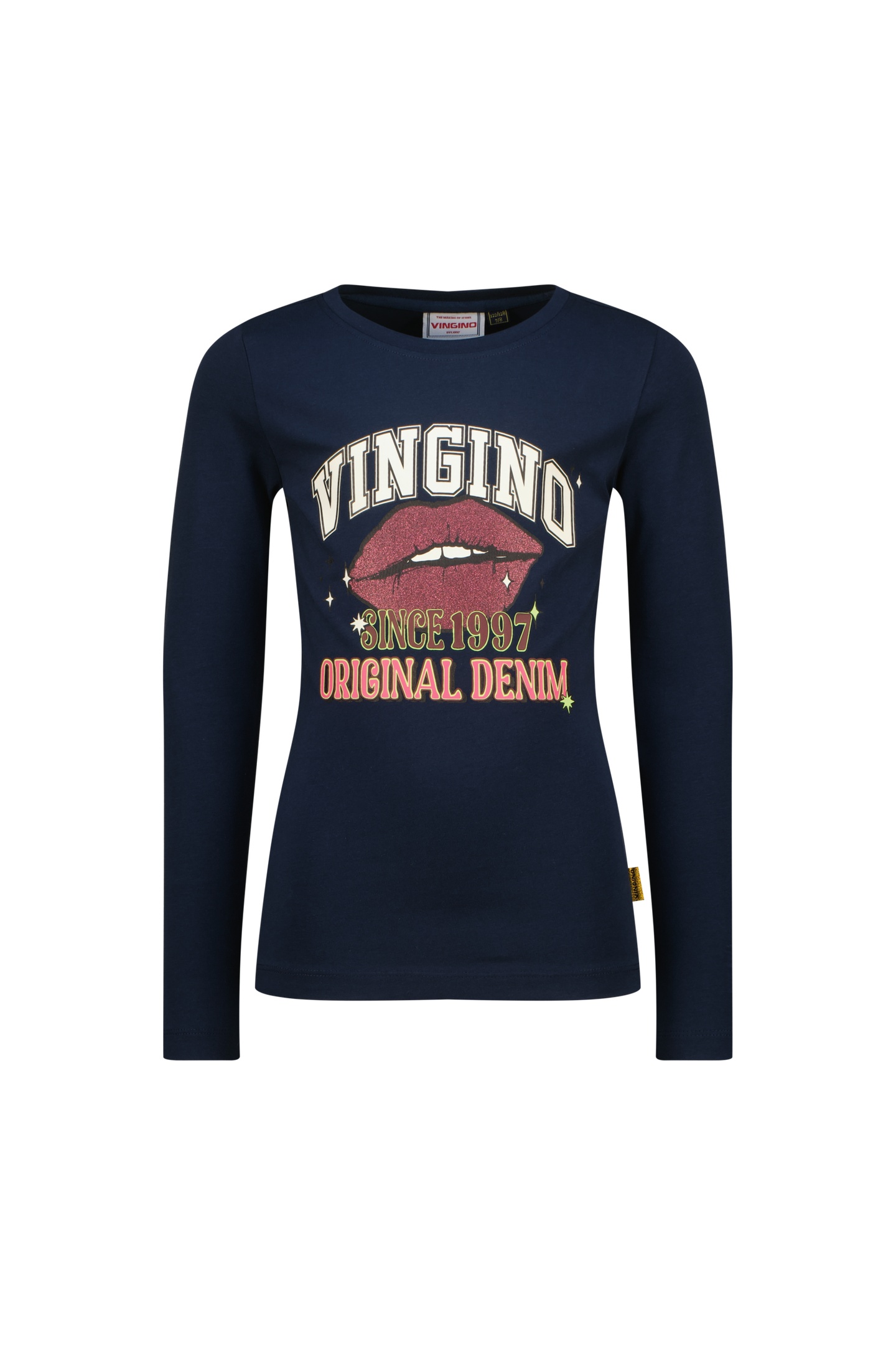 Vingino Girls Janice T-shirt Dark Blue Taille: 16 | T-Shirts Outlet | kids | Bleu