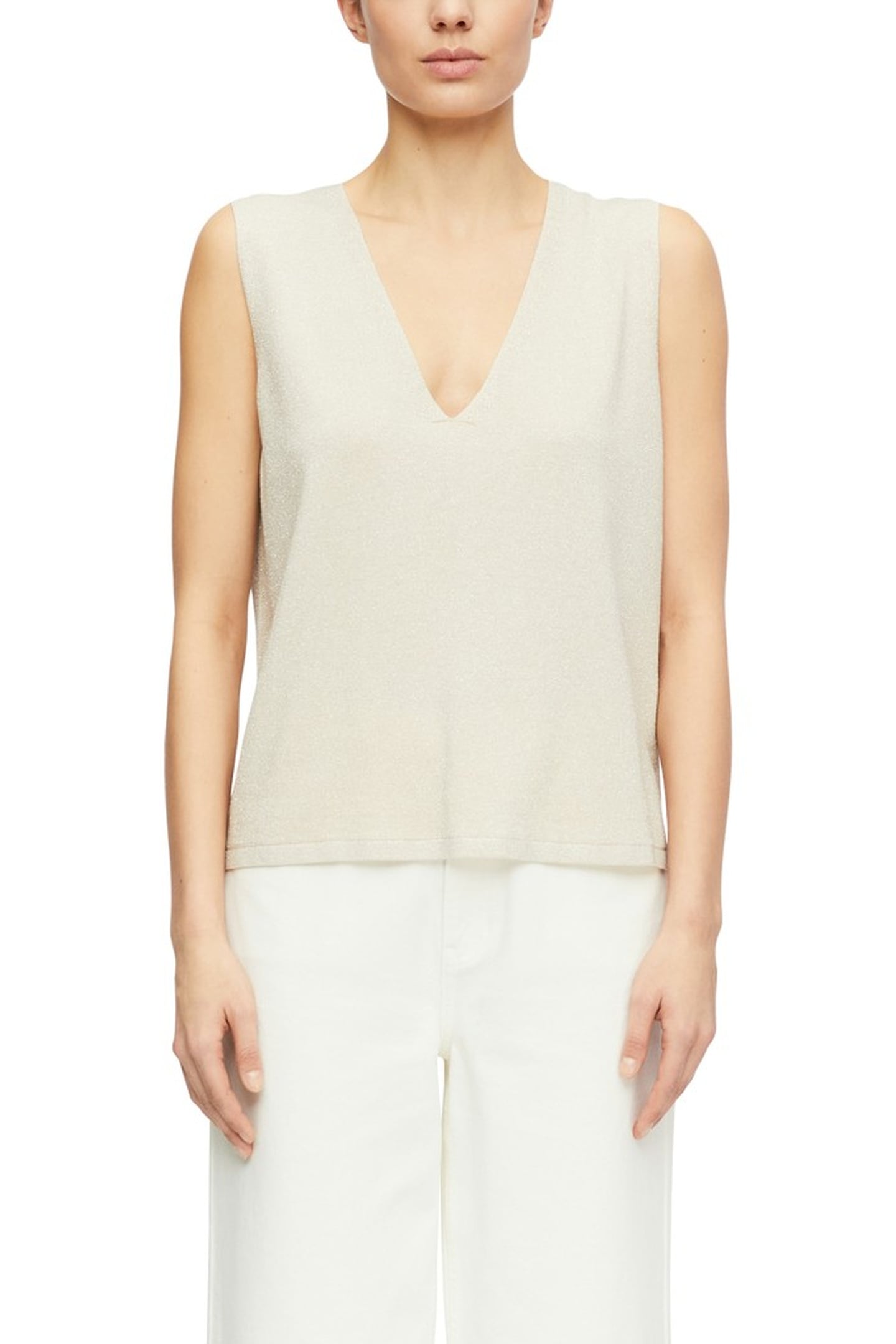 Comma Pullovers Beige Maat: 46 | Tops Outlet | Dames | Beige