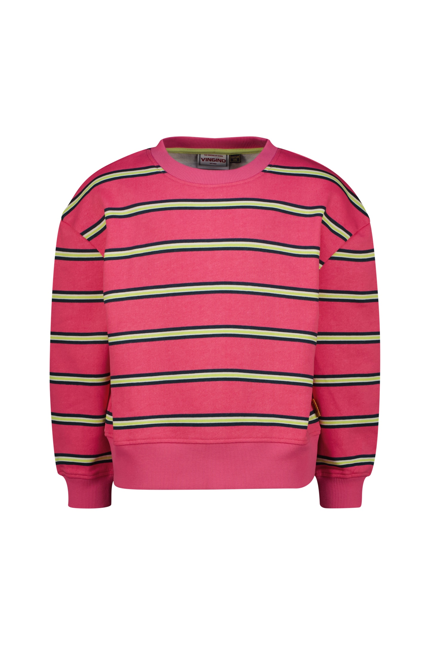 Vingino Girls Narina Sweater Sangria Sunset Maat: 2 | Truien Outlet | kids | Roze