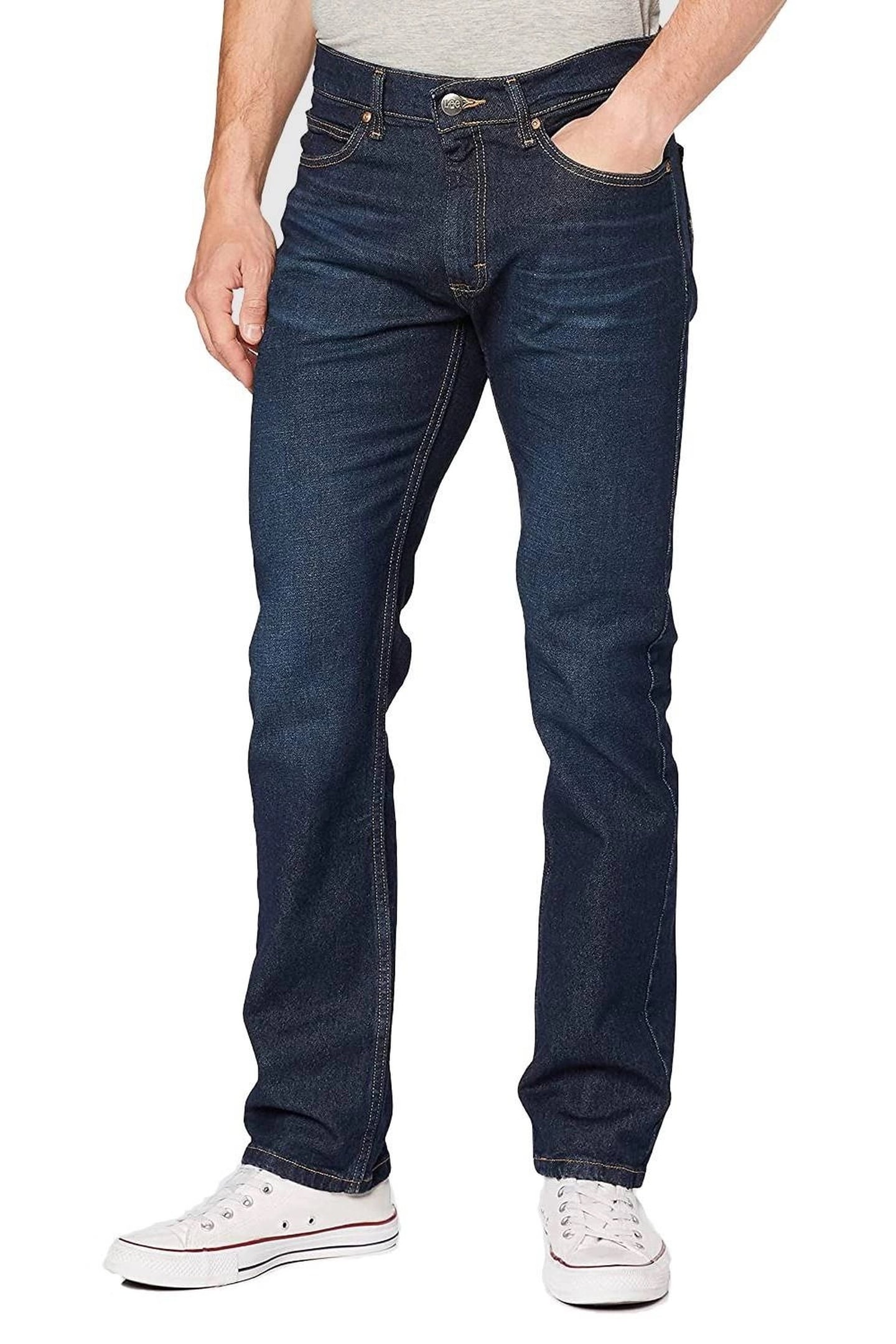 Lee Road Rash Regular Slim Fit Jeans Maat: W30L34 | Relaxed Jeans Outlet | Heren | Blauw
