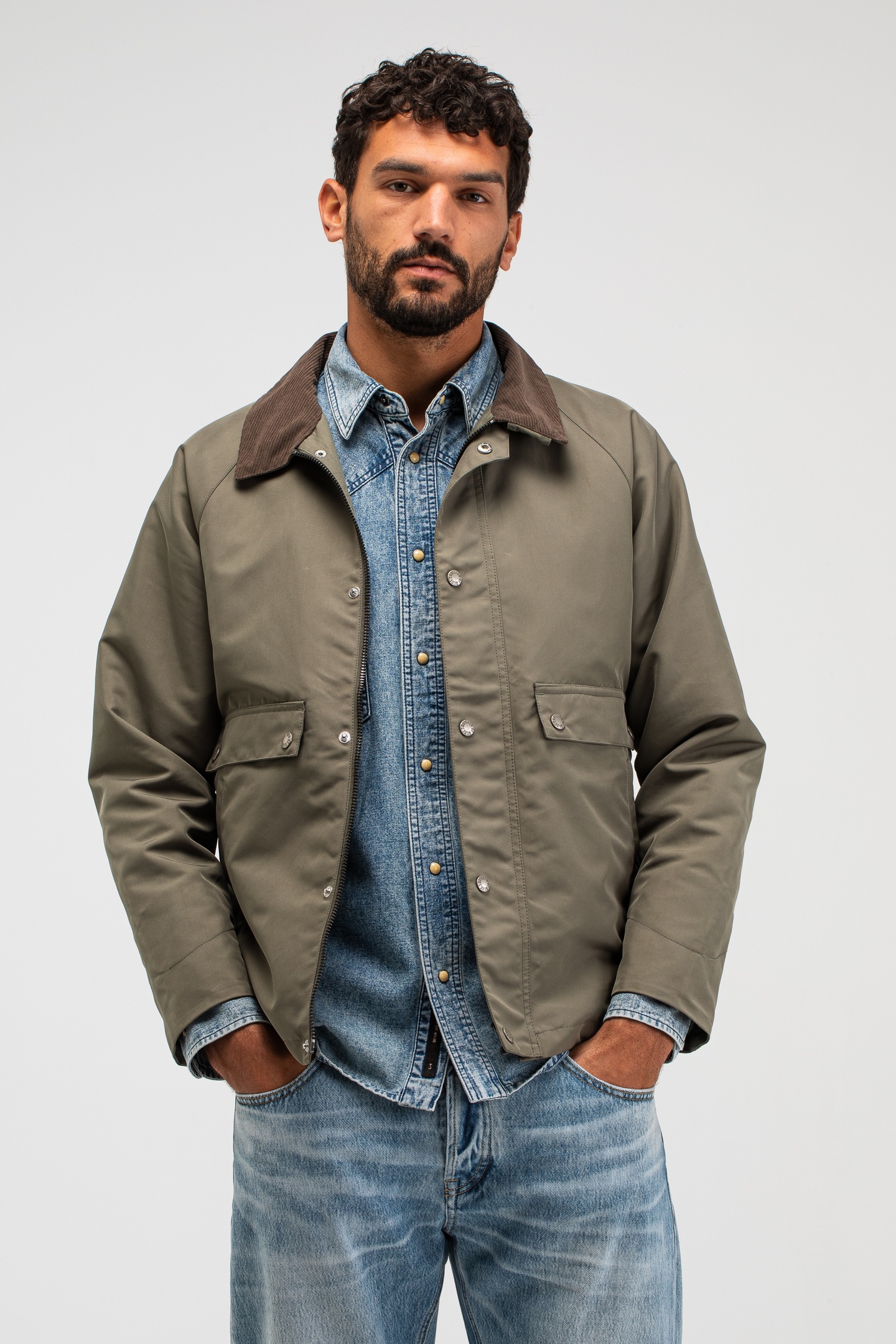 Butcher of Blue Fossa Jacket Dk. Granite Green Taglia: XXL | Giacche leggere Outlet | Uomo | Verde