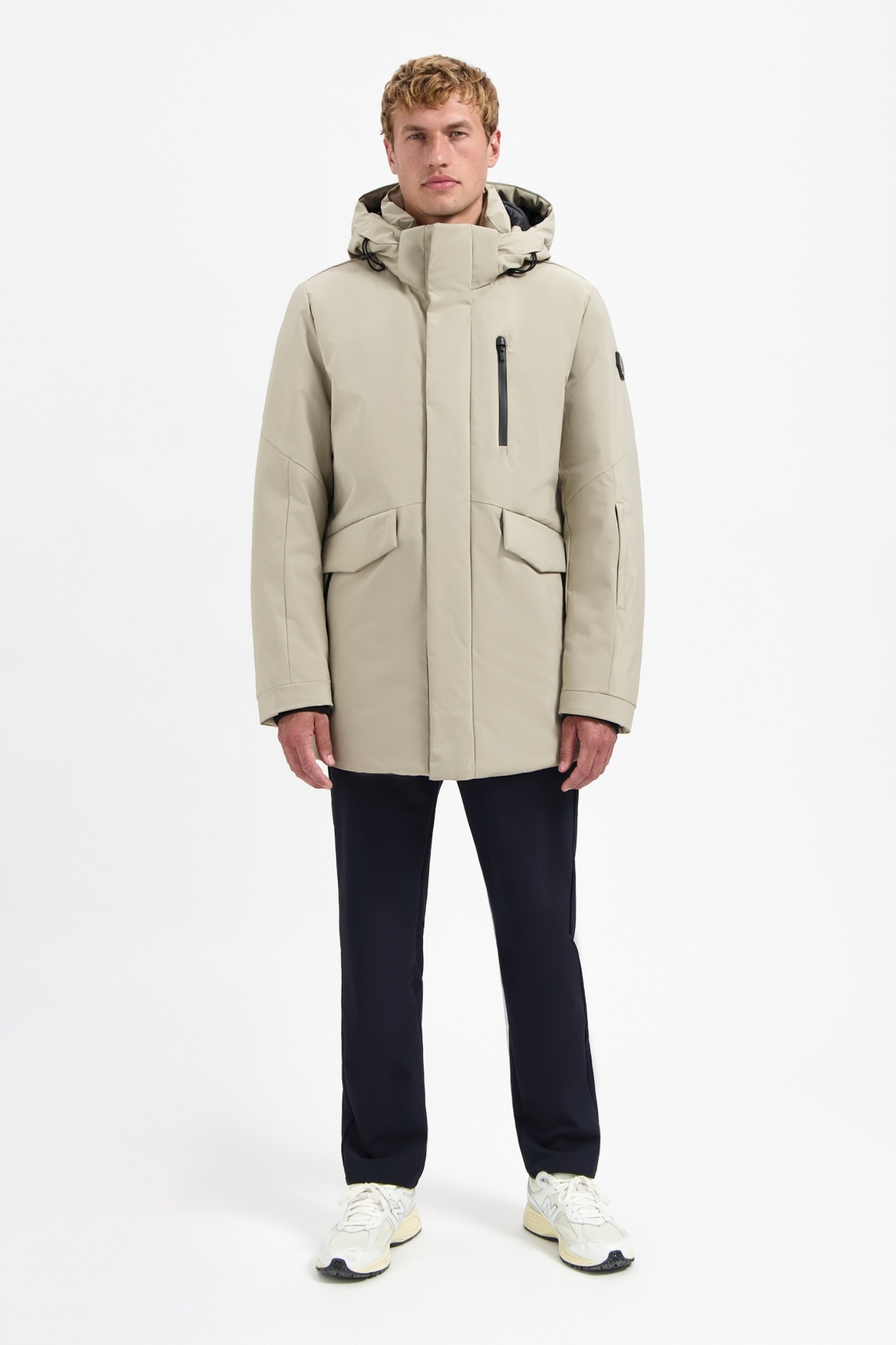 No Excess Mike Jacket Stone Maat: XXL | Winterjassen Outlet | Heren | Beige