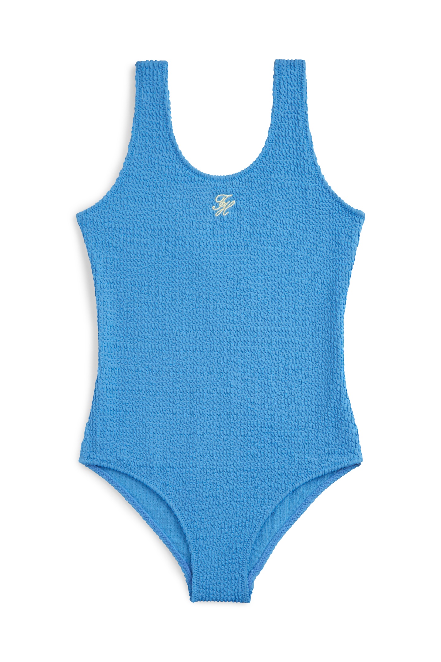 Tommy Hilfiger Girls One Piece Copenhagen Blue Maat: 10-12 | Badmode Outlet | kids | Blauw