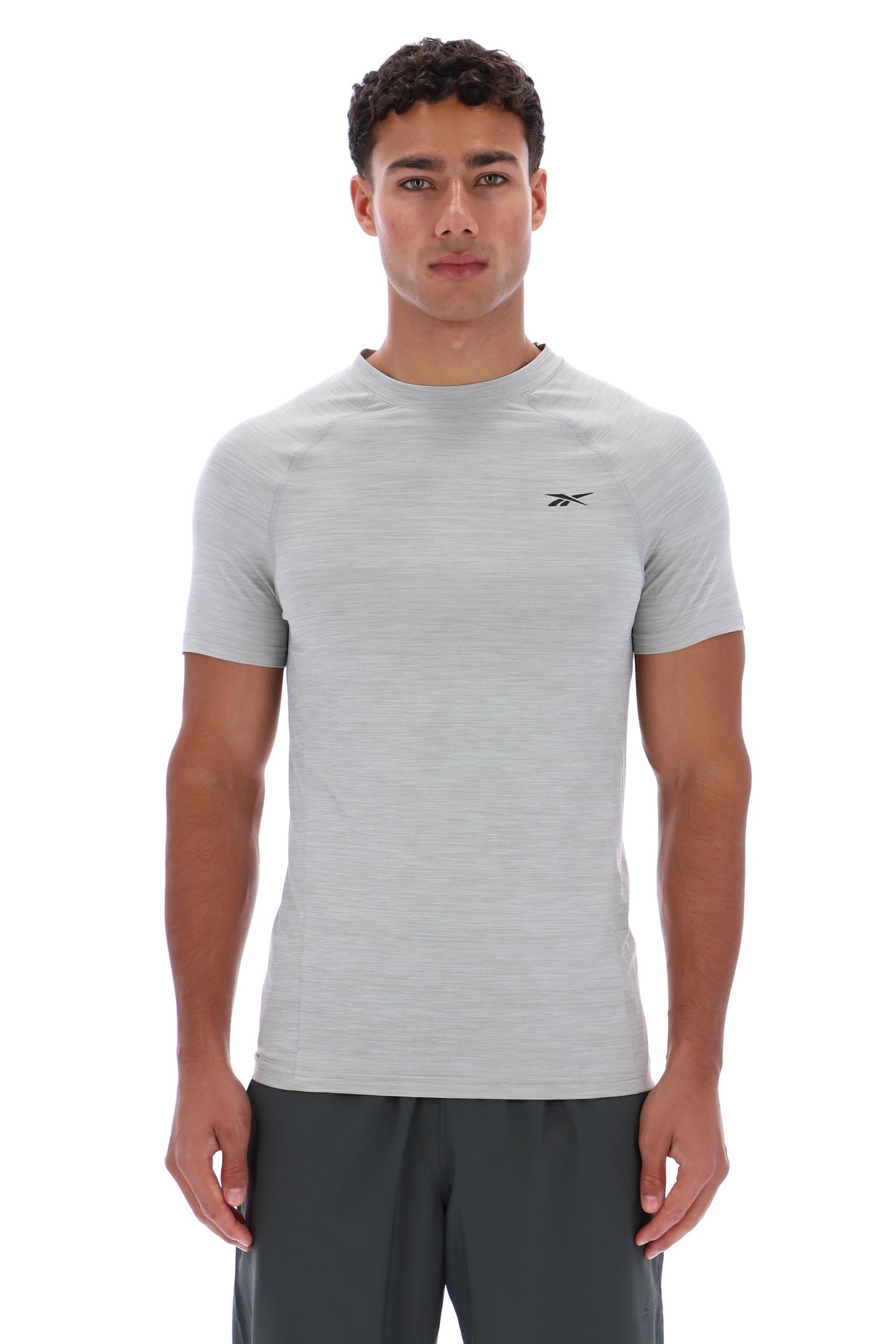 Reebok Arnie Muscle Tee Light Grey Maat: M | Basic T-Shirts Outlet | Heren | Grijs