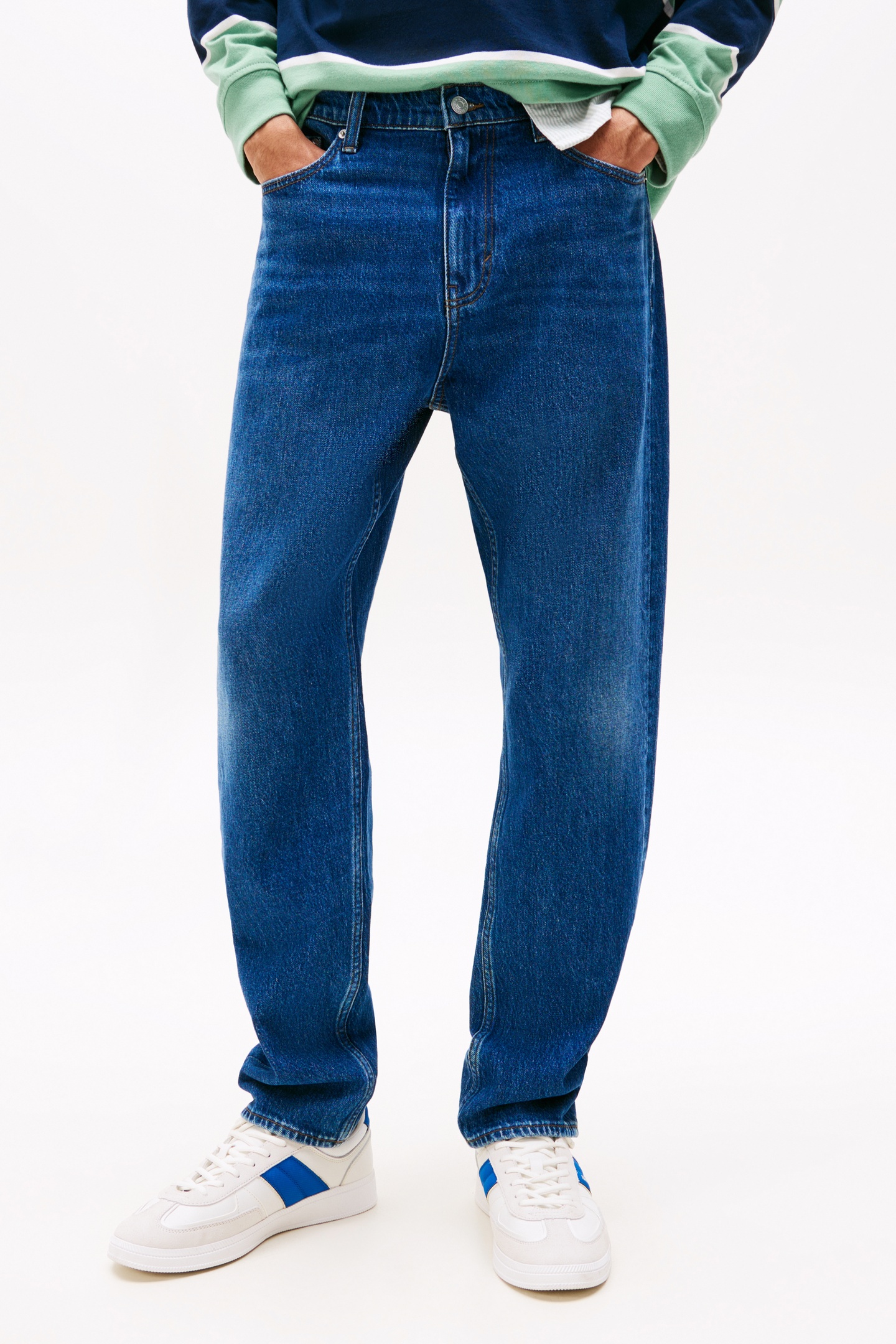 Tommy Hilfiger Isaac Relaxed Tapered Denim Dark Taille: W32L32 | Jeans relaxed fit Outlet | Homme | Bleu