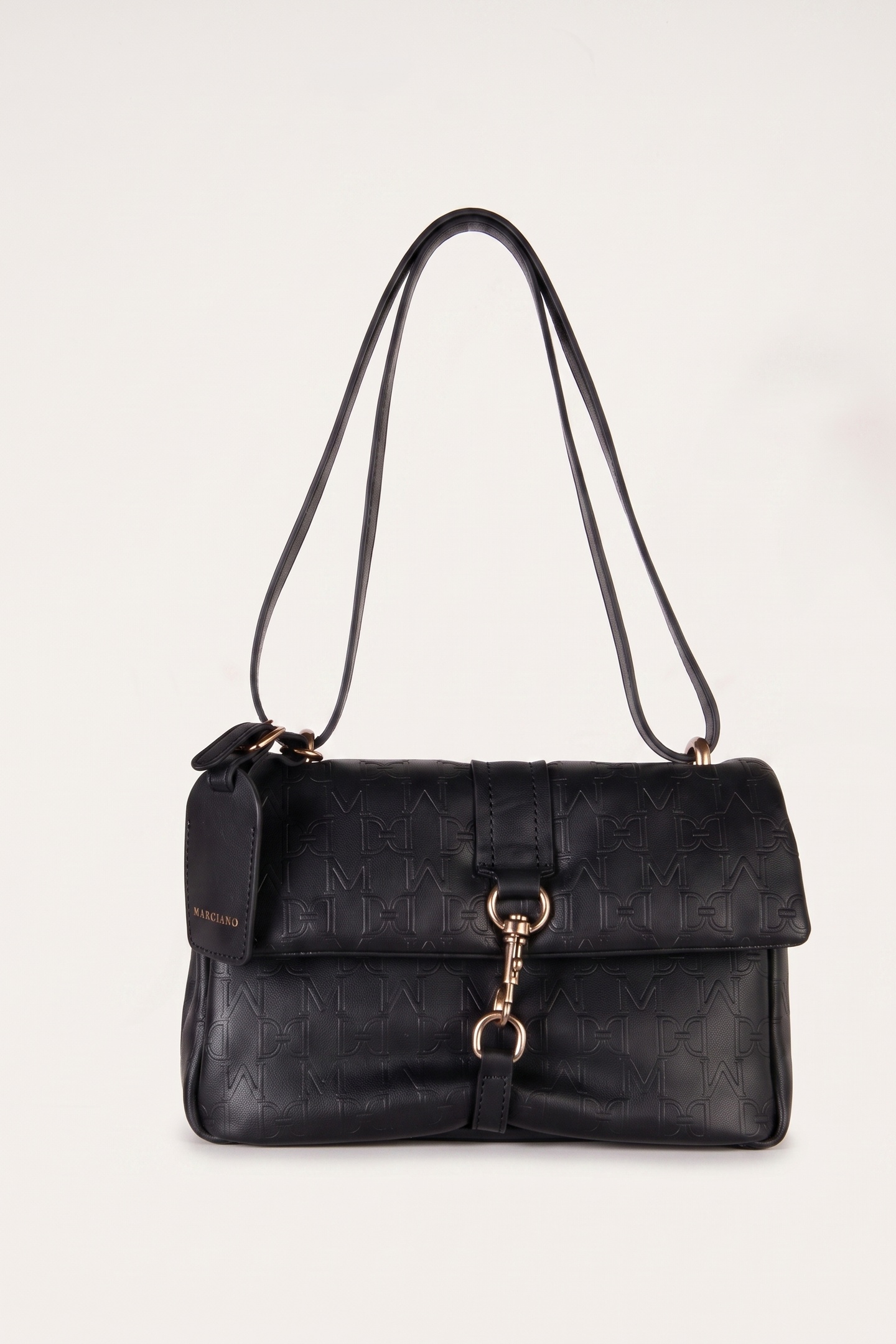 GUESS Embossed Logo Jet Black A996 Maat: OS | Handtassen Outlet | Dames | Zwart