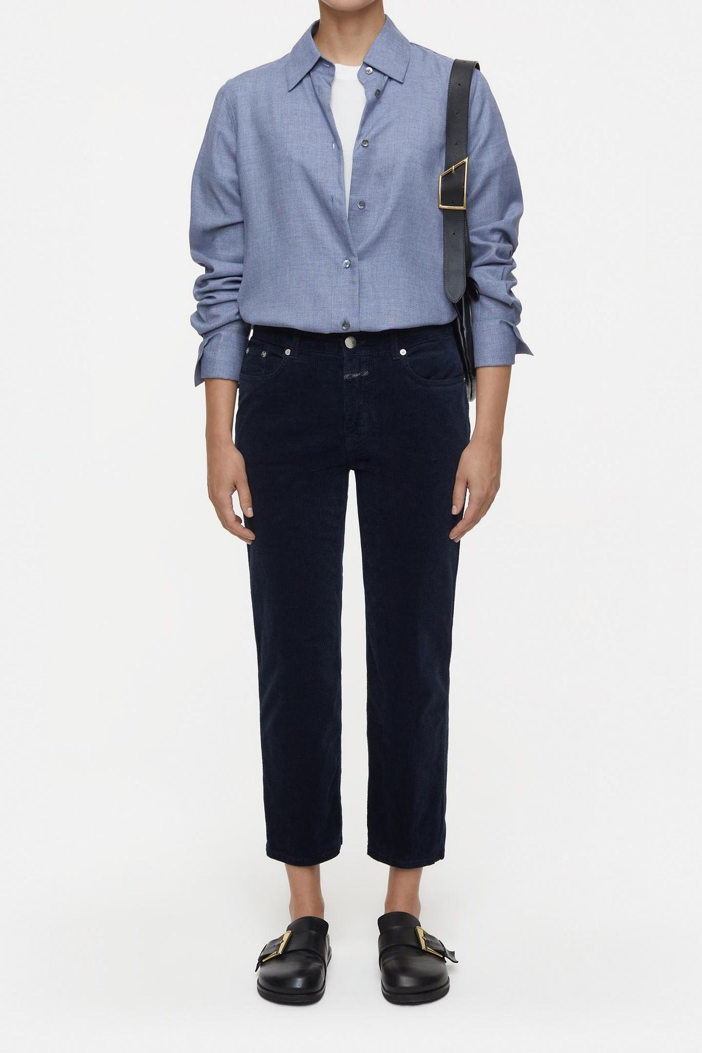 Closed Milo Pants Dark Night Maat: W29L34 | Straight Broeken Outlet | Dames | Blauw