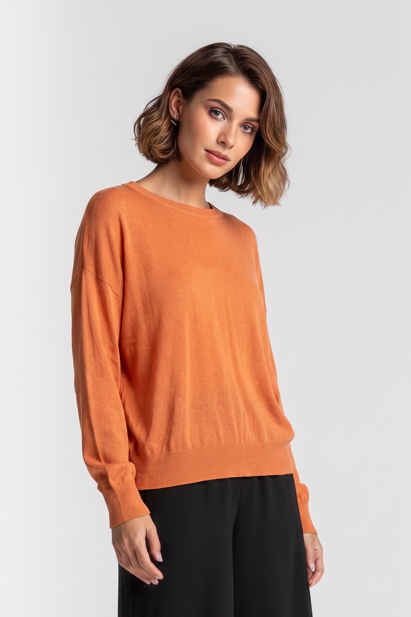 ARKET Wyoming Sweater Orange Maat: S | Sweaters Outlet | Dames | Oranje