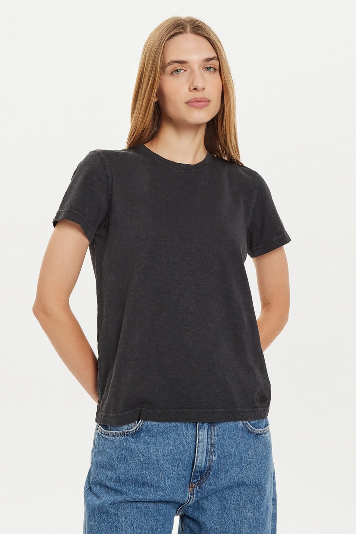 Lee Perfect Tee Unionall Black Maat: XS | Tops Outlet | Dames | Zwart