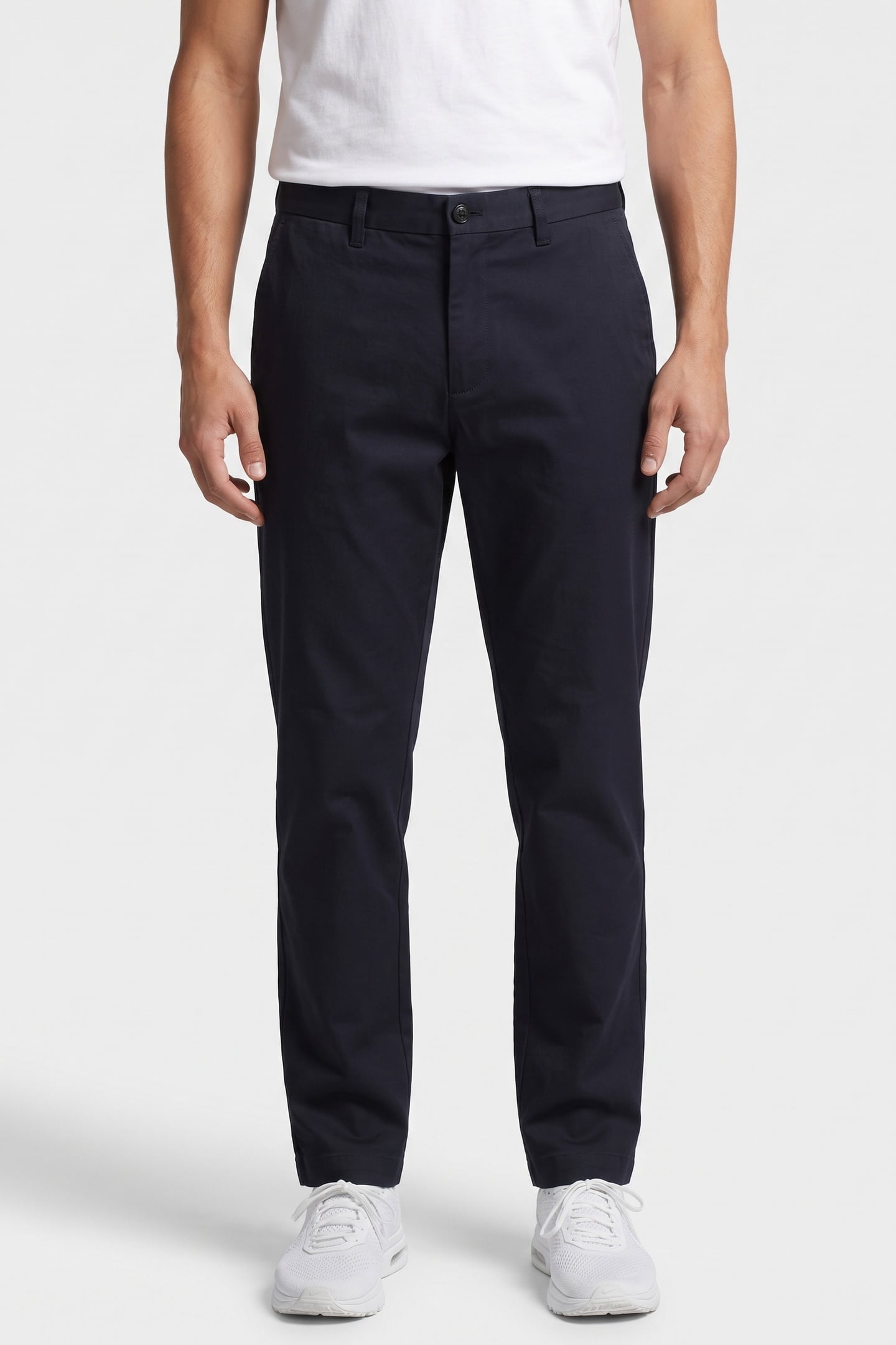 ARKET Eindhoven Cotton Press Blue Maat: 54 Short | Chino's Outlet | Heren | Blauw