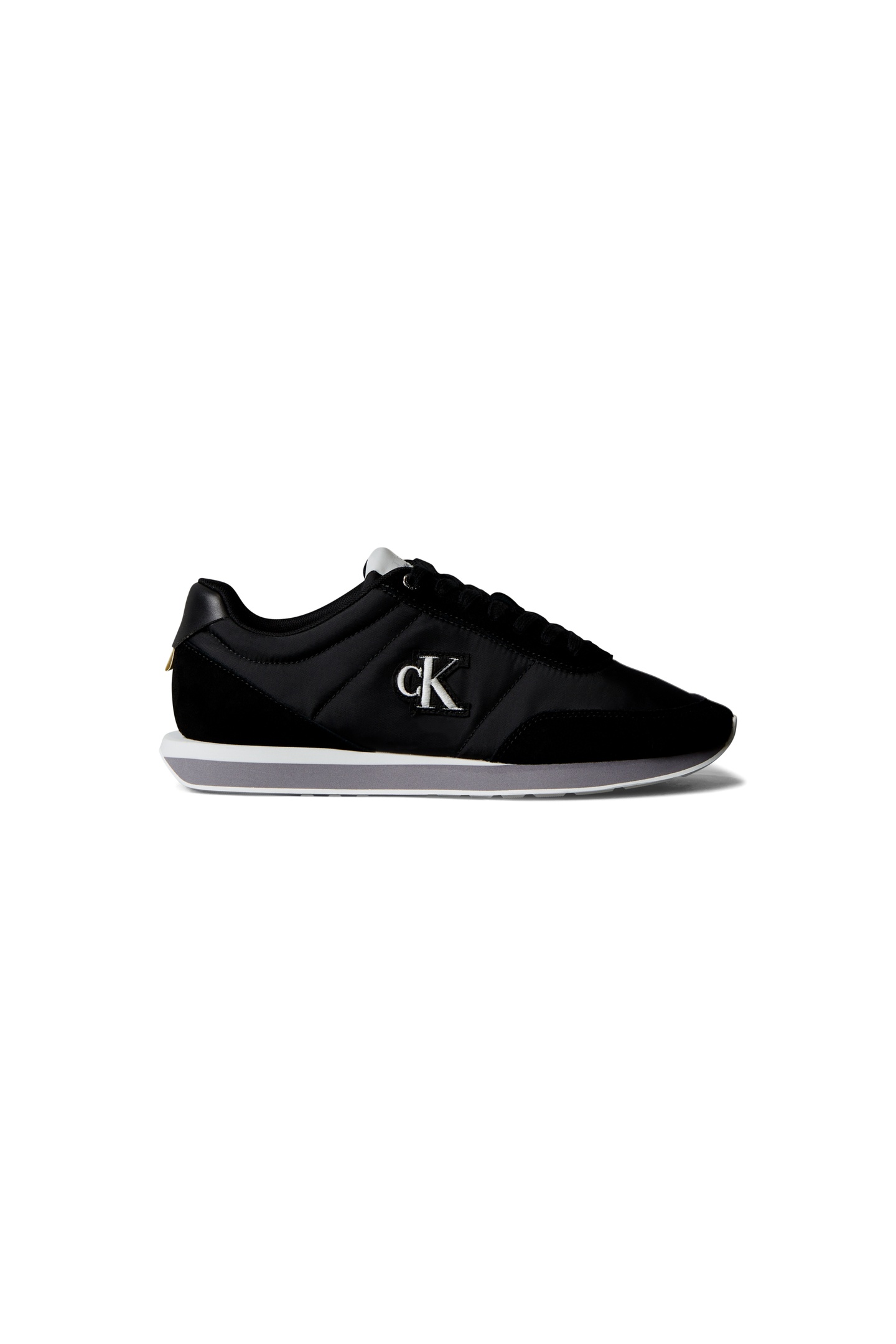 Calvin Klein Retro Runner Essential Mix Black/stormfront/vaporous White Maat: 42 | Sneakers Outlet | Heren | Zwart