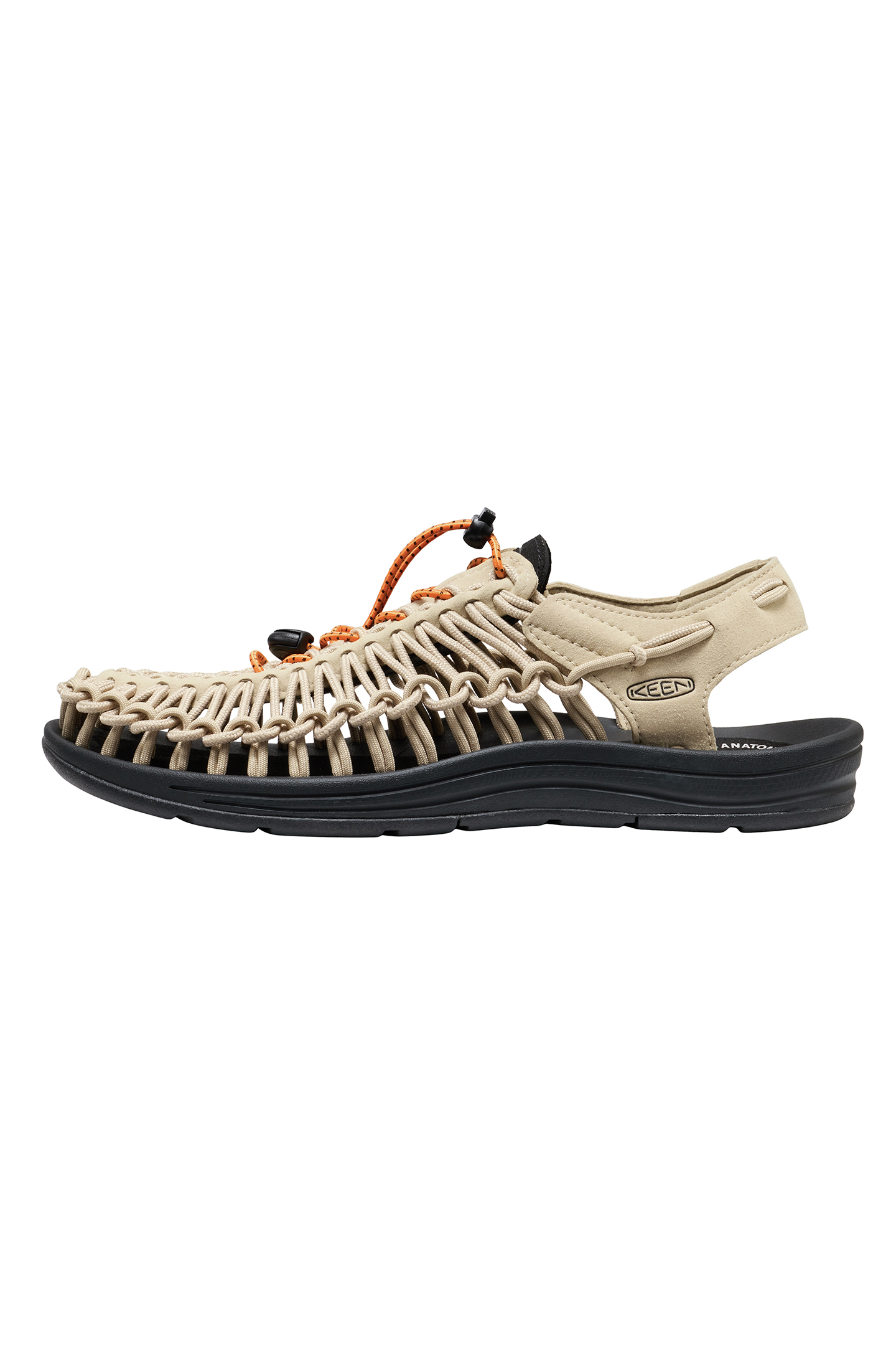 Keen Uneek Safari/orange Peel Maat: 42.5 | Sandalen Outlet | Heren | Zwart