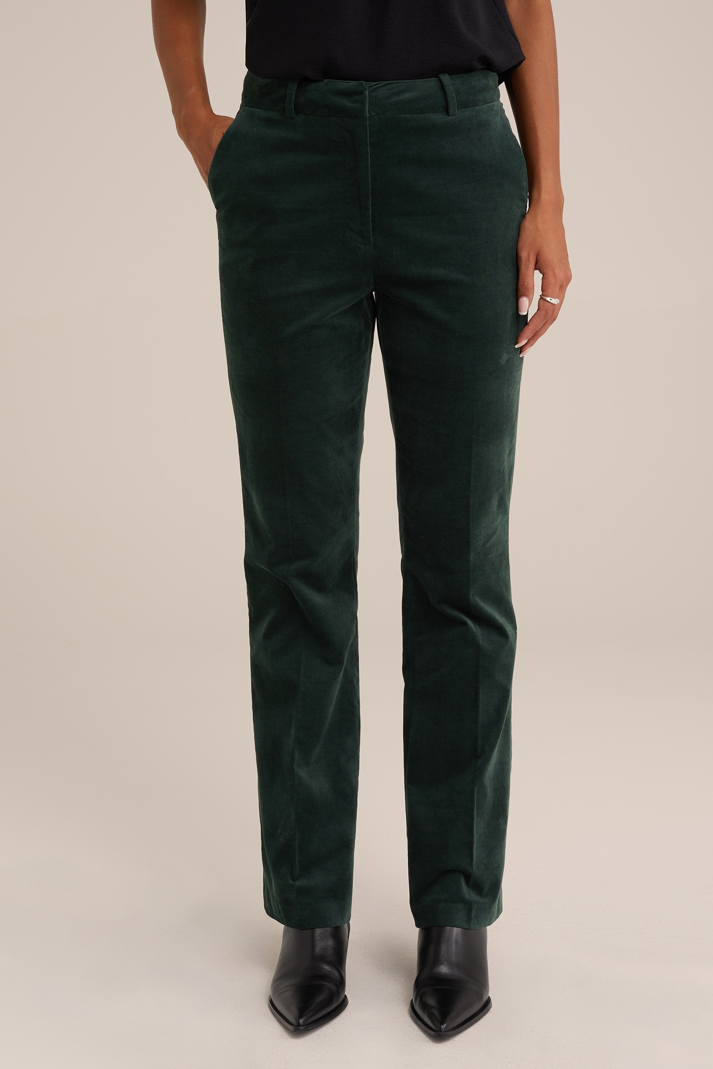 We Fashion Trouser Green Maat: W32 | Pantalons Outlet | Dames | Groen