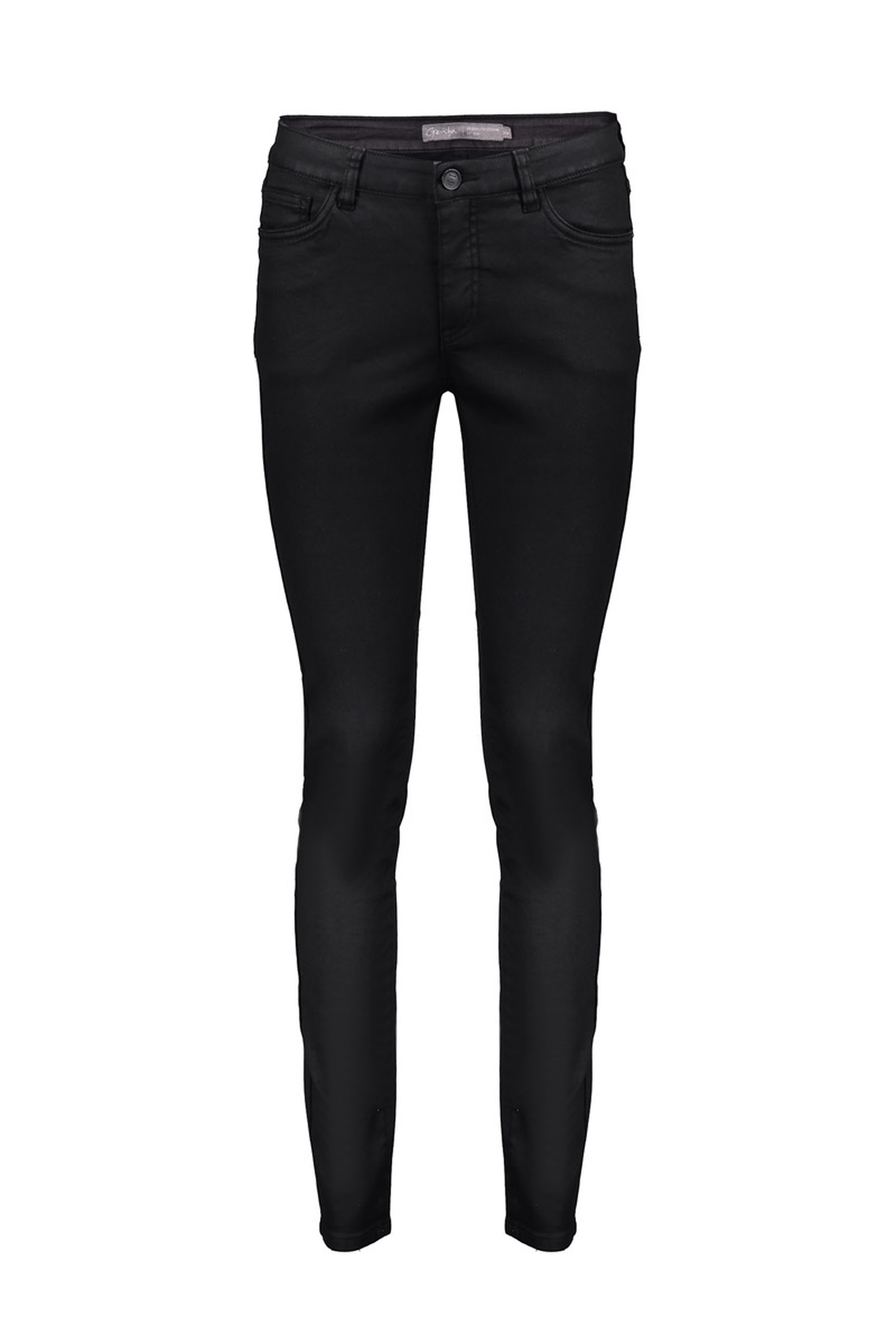 Geisha Pants Jog Coated Black Maat: XS | Skinny Broeken Outlet | Dames | Zwart