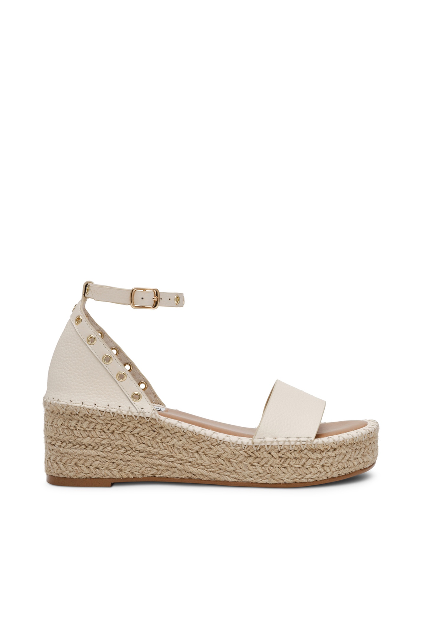 Steve Madden Moxara Sandals Bone Leather Maat: 38 | Sandalen Outlet | Dames | Beige