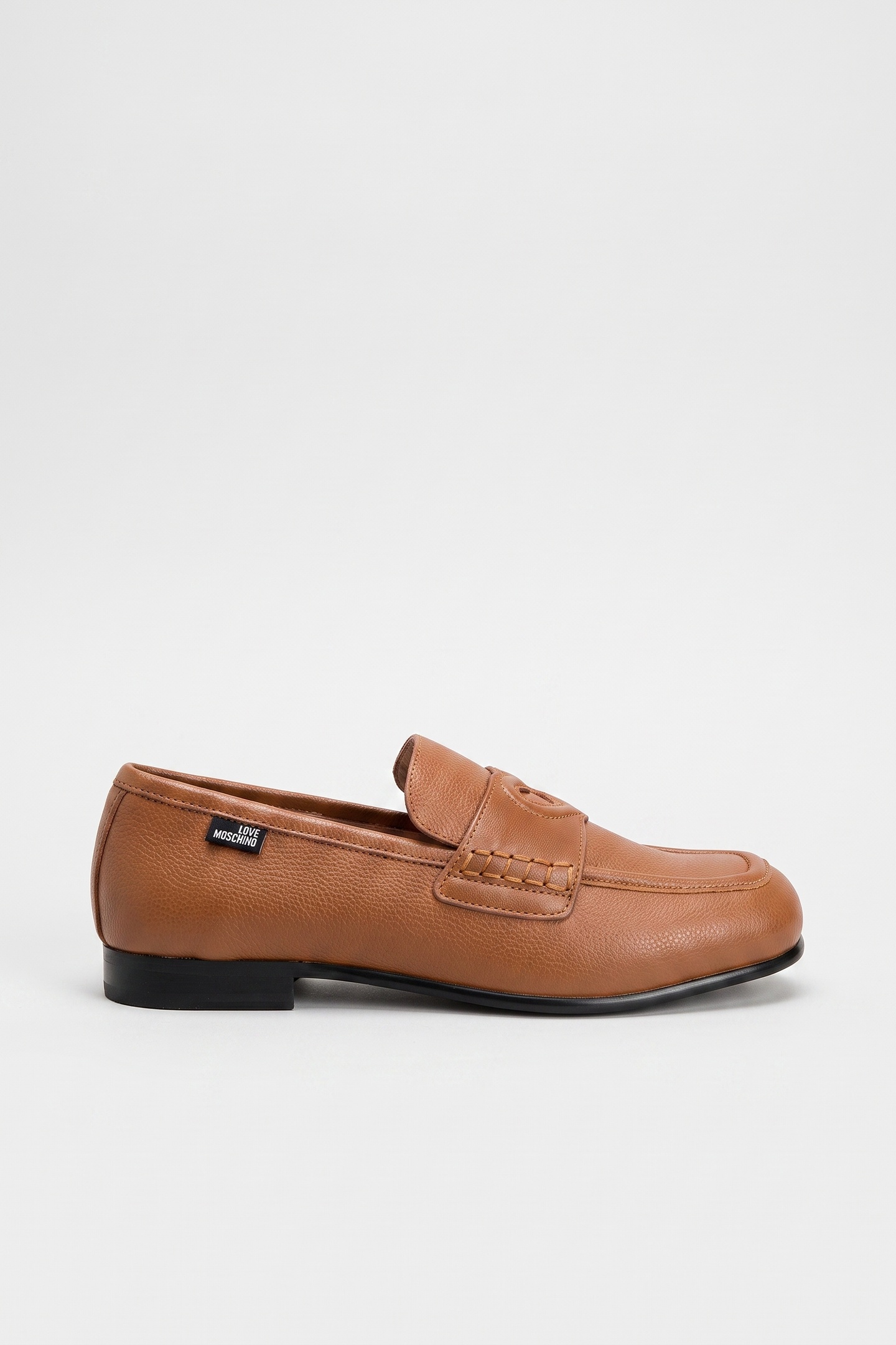 Moschino Goatskin Loafer Brown Maat: 36 | Instappers Outlet | Dames | Bruin