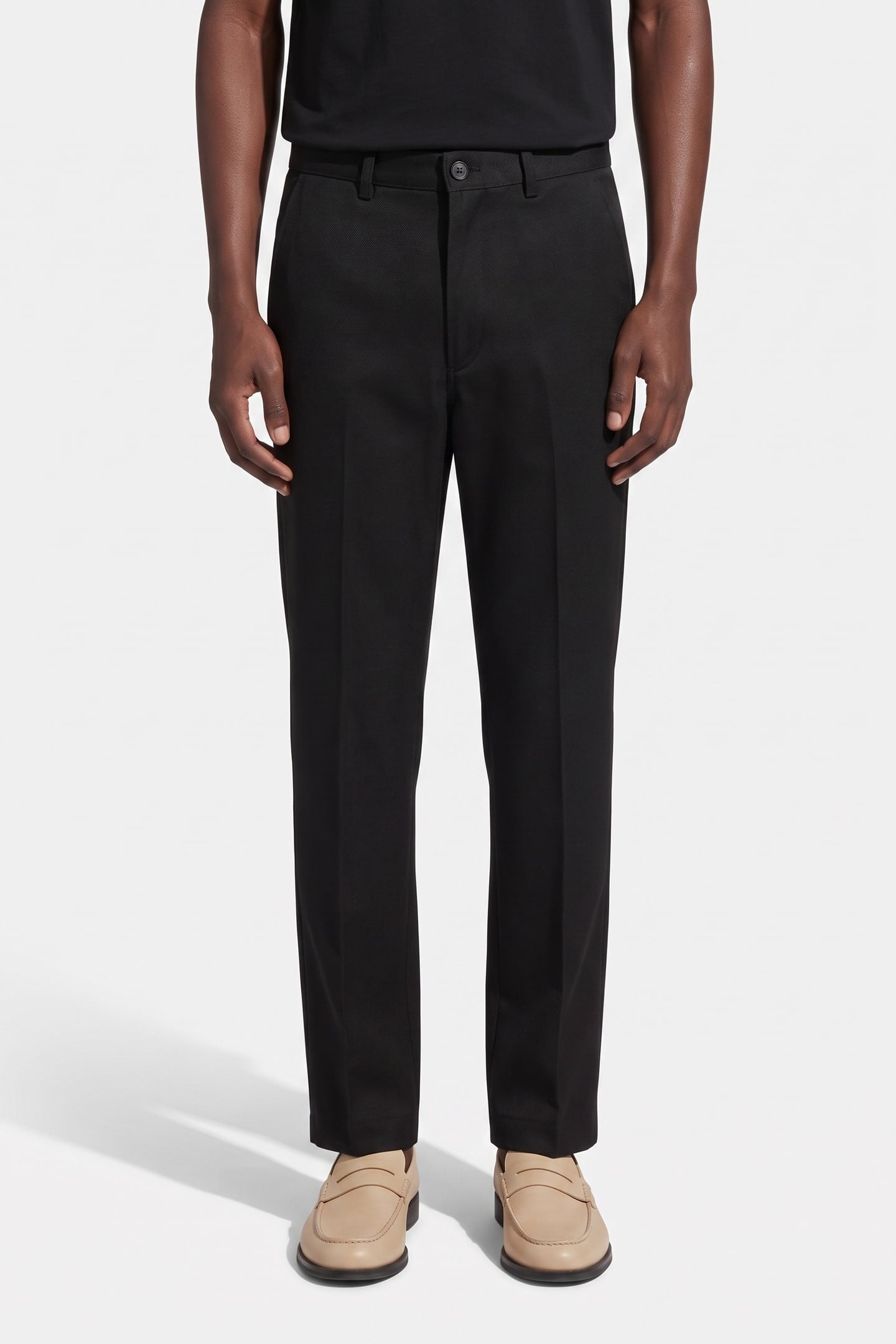 The Kooples Wide-leg-up Trousers With Turn-ups Black Maat: 52 | Broeken Outlet | Heren | Zwart