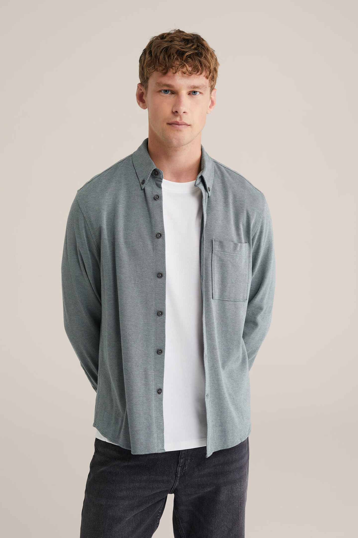 WE Fashion Shirt Turquoise Talla: 3XL | Camisas Casuales Outlet | Hombre | Cian