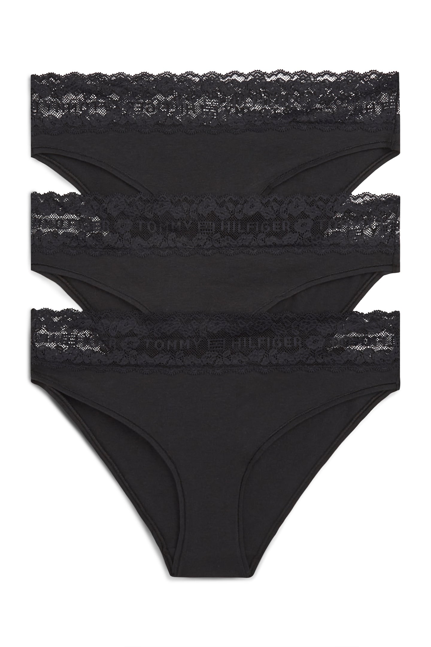 Tommy Hilfiger 3-pack Bikini Black/black/black Maat: S | Slipjes Outlet | Dames | Zwart